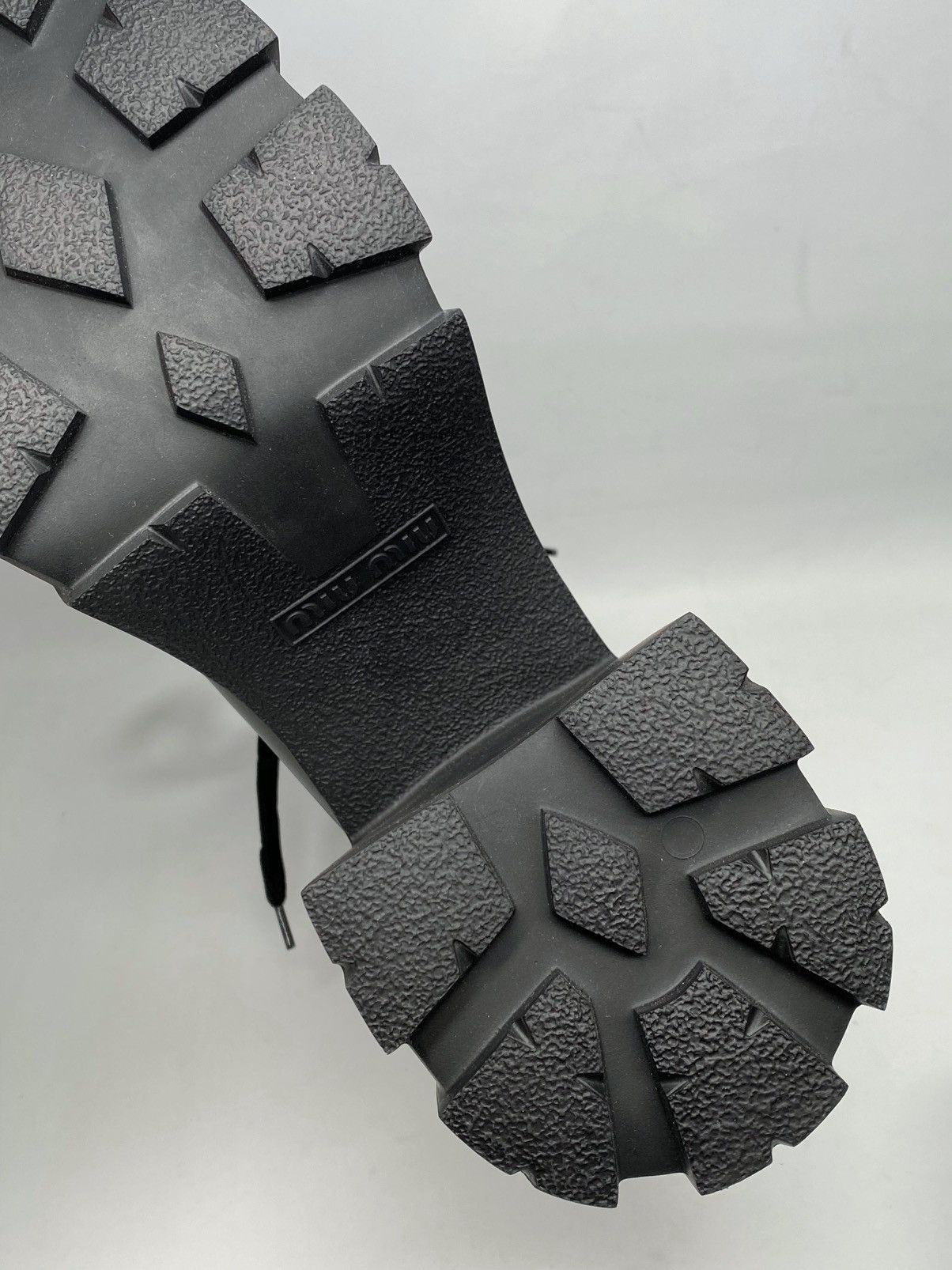 Miu Miu Miu Miu Block Heel Platform Combat Boots size 41 Size US 11 / IT 41 - 18 Thumbnail