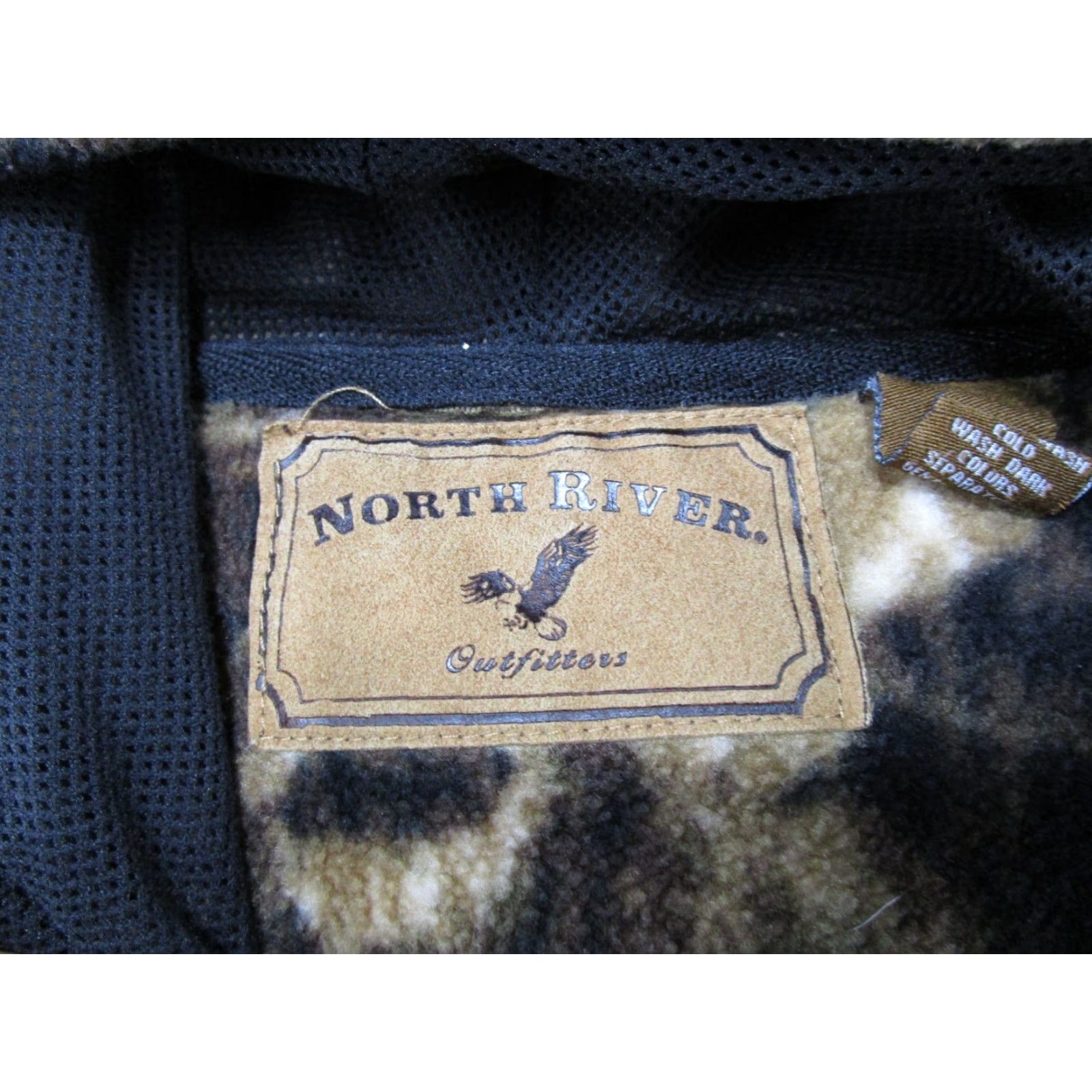 Vintage VINTAGE North River Outfitters AOP All Over Print Whitetail Deer Fleece Zip Hoodie SZ M Size US M / EU 48-50 / 2 - 2 Thumbnail
