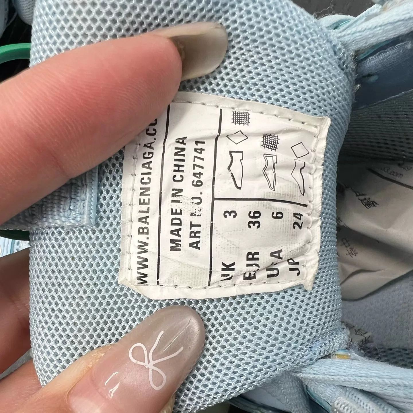 Balenciaga Balenciaga Track Blue 36 New Size US 5.5 / IT 35.5 - 8 Thumbnail