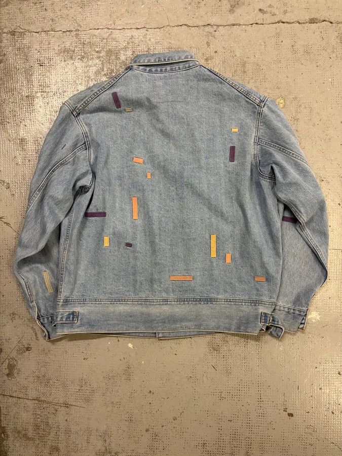 Levi's Kenzo Levi’s Embroided Blue Denim Jacket Size US M / EU 48-50 / 2 - 4 Thumbnail