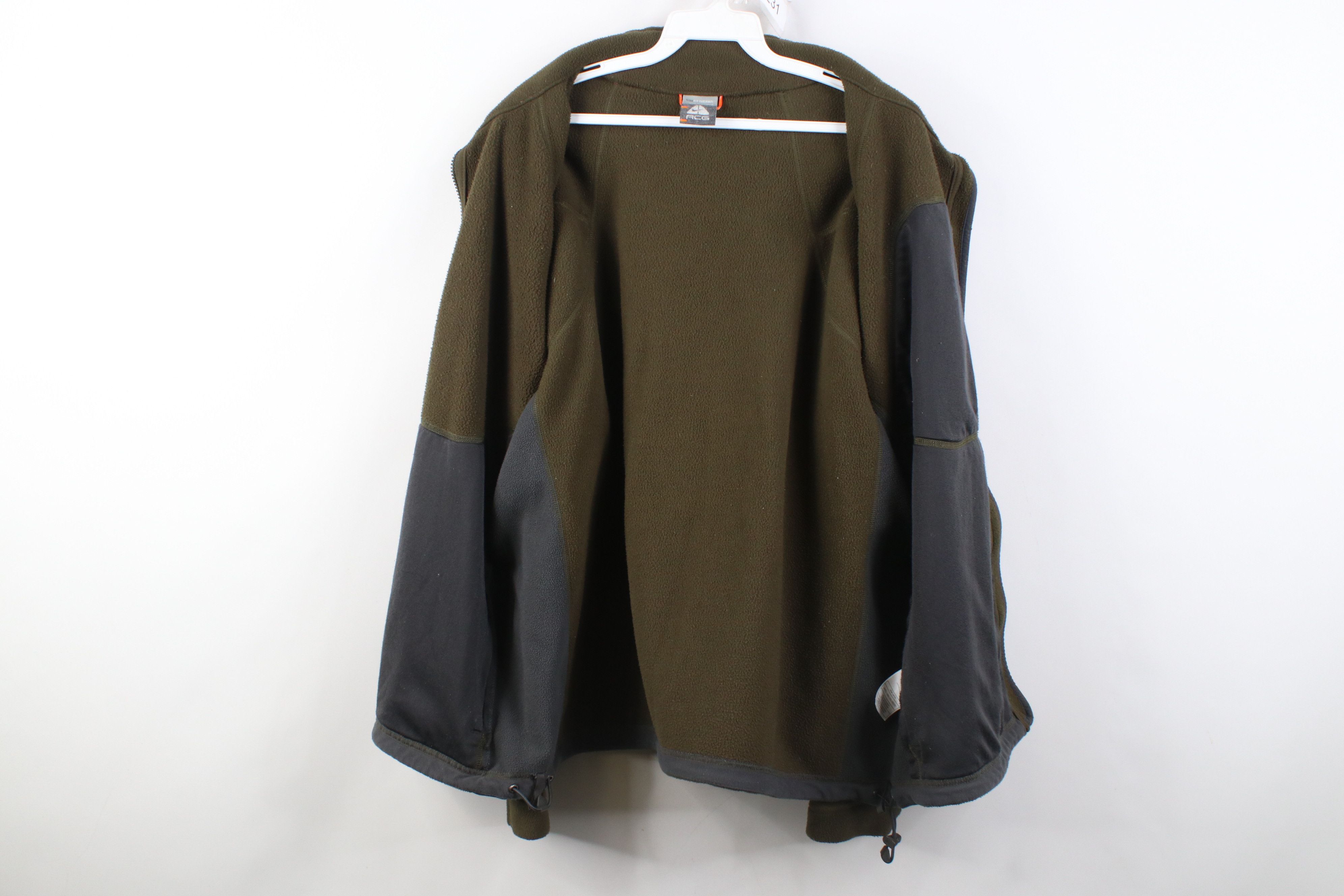 Nike Vintage Y2K Nike ACG Mini Swoosh Fleece Full Zip Jacket Size US L / EU 52-54 / 3 - 10 Thumbnail