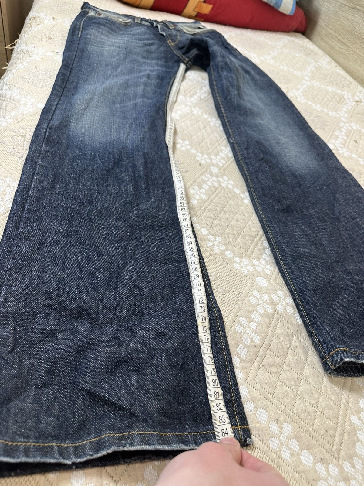 Jack & Jones 🔥 Jack & Jones Distressed Blue Wash Flared Denim Jeans Pants Size US 29 - 13 Thumbnail
