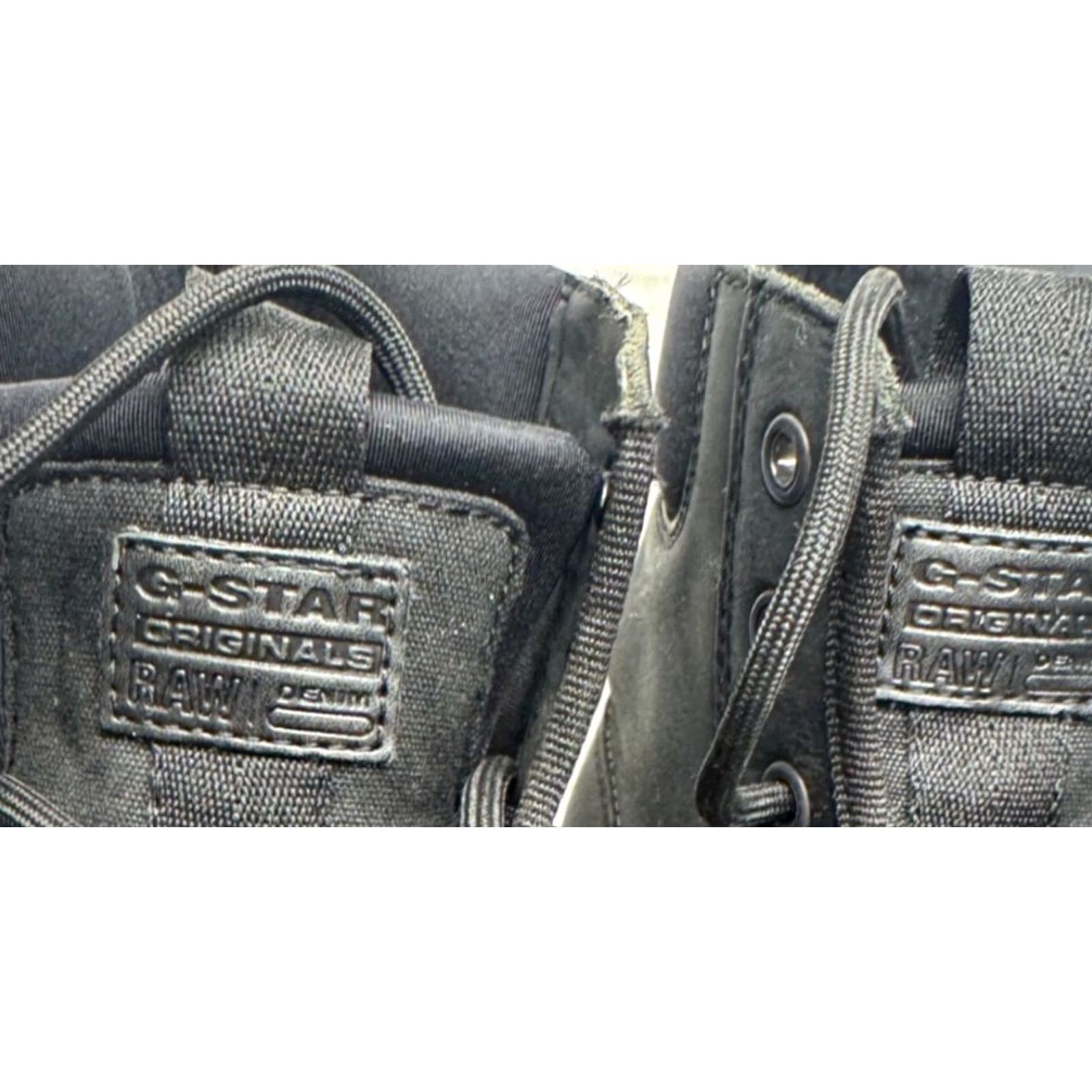 Vintage G-Star Raw Premium Powell Combat Boots Black Lace Up 10 43 Originals Men's Goth Size US 10 / EU 43 - 5 Thumbnail