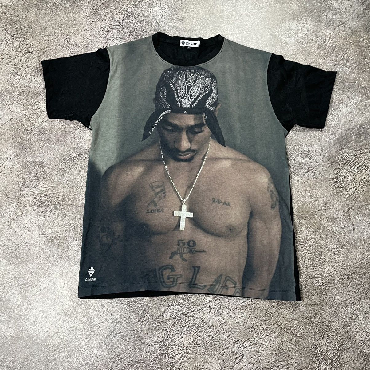 Vintage Vintage Y2K 2Pac Graphic Tee Sun Faded Rap Streetwear XL Size US XL / EU 56 / 4 - 2 Thumbnail