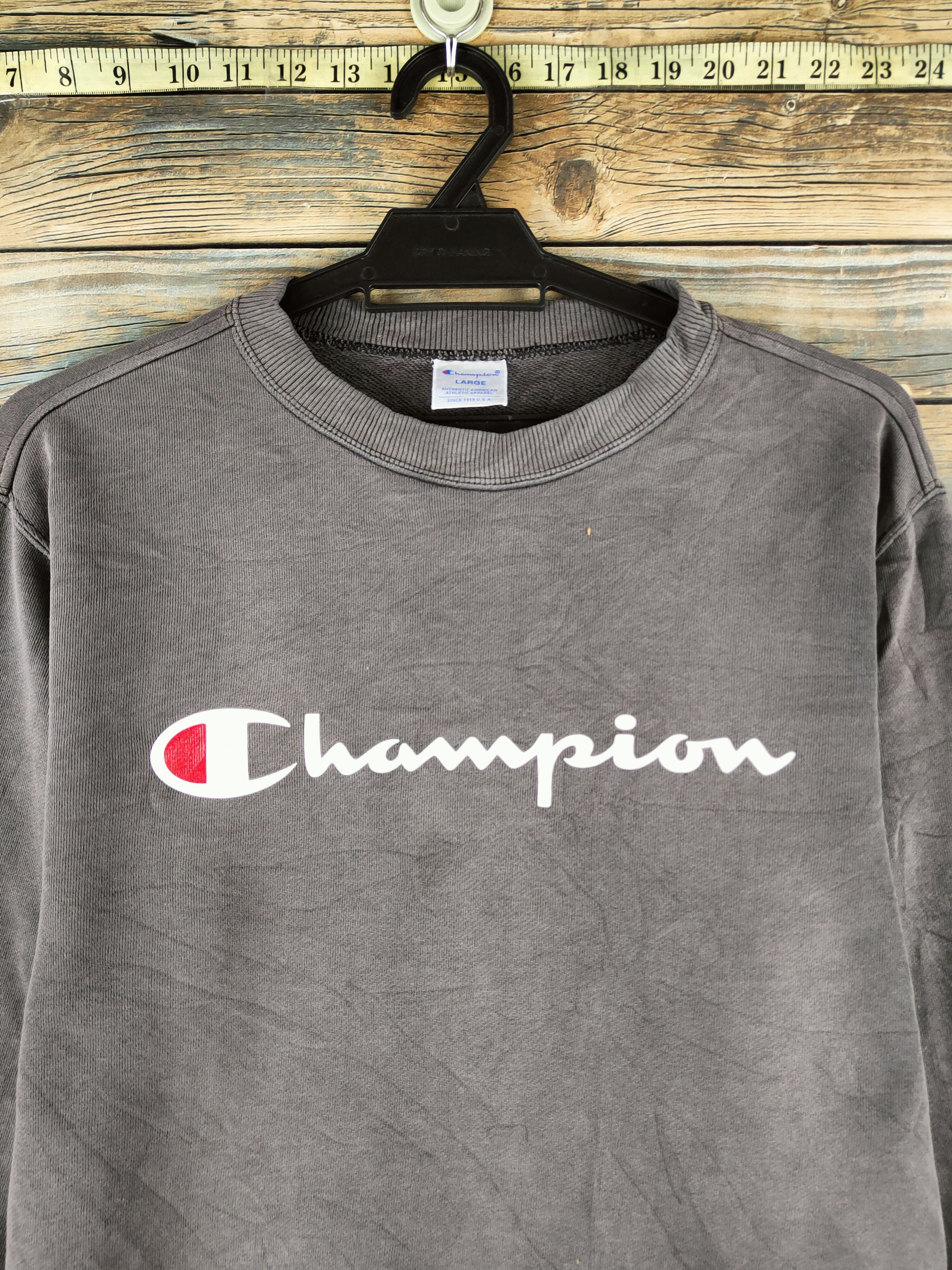 Champion Champion Dark Gray Super Faded Sweatshirts Size US L / EU 52-54 / 3 - 2 Thumbnail