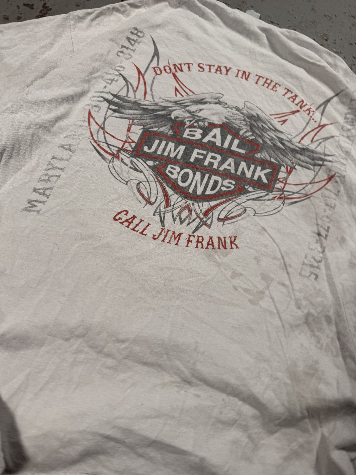 Vintage Vintage Harley Style Bail Gym Tee Size US XL / EU 56 / 4 - 6 Thumbnail