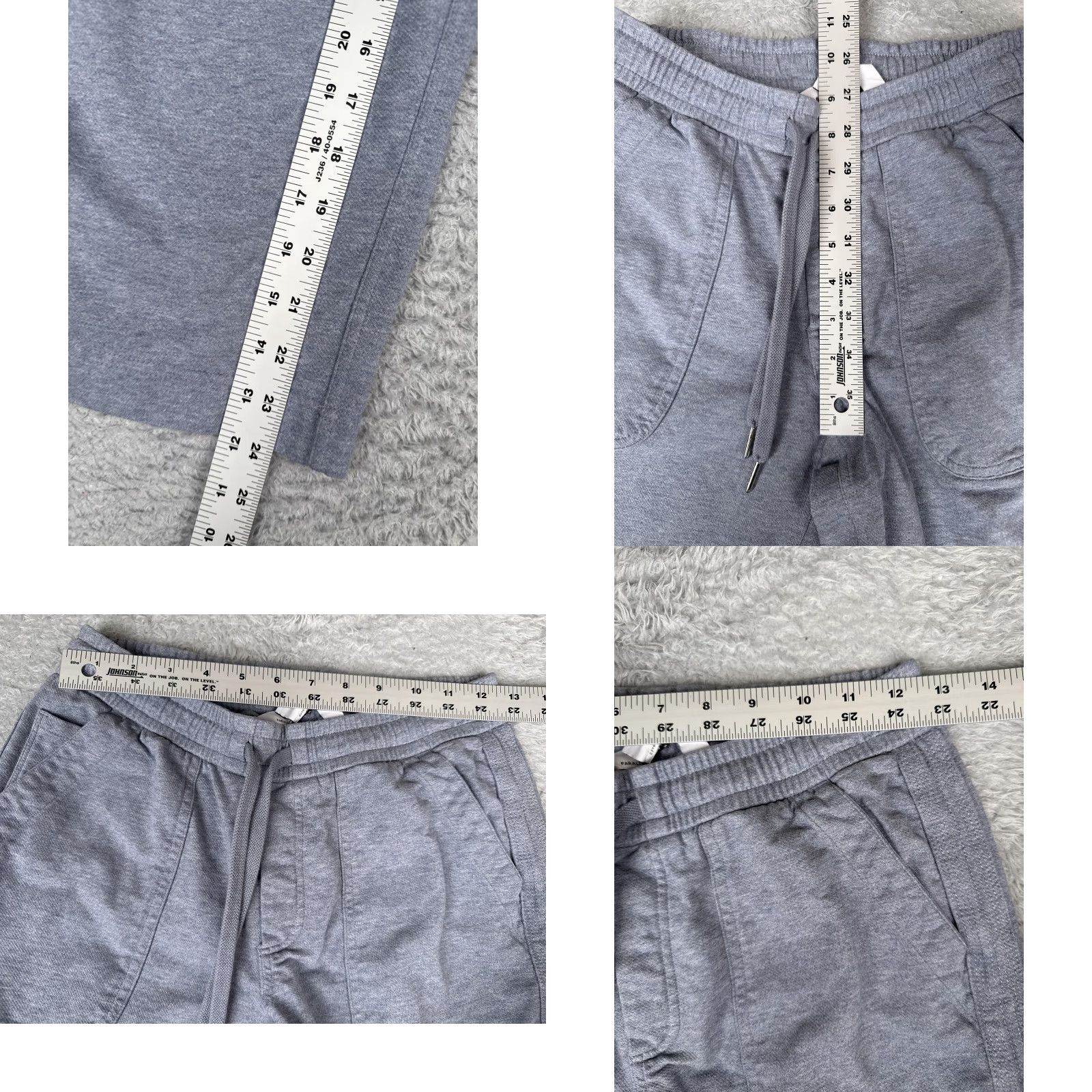 Athleta Athleta Pants Womens 2 Gray Farallon Heathered Wide Crop Wide Leg Joggers Lounge Size 26" / US 2 / IT 38 - 8 Thumbnail