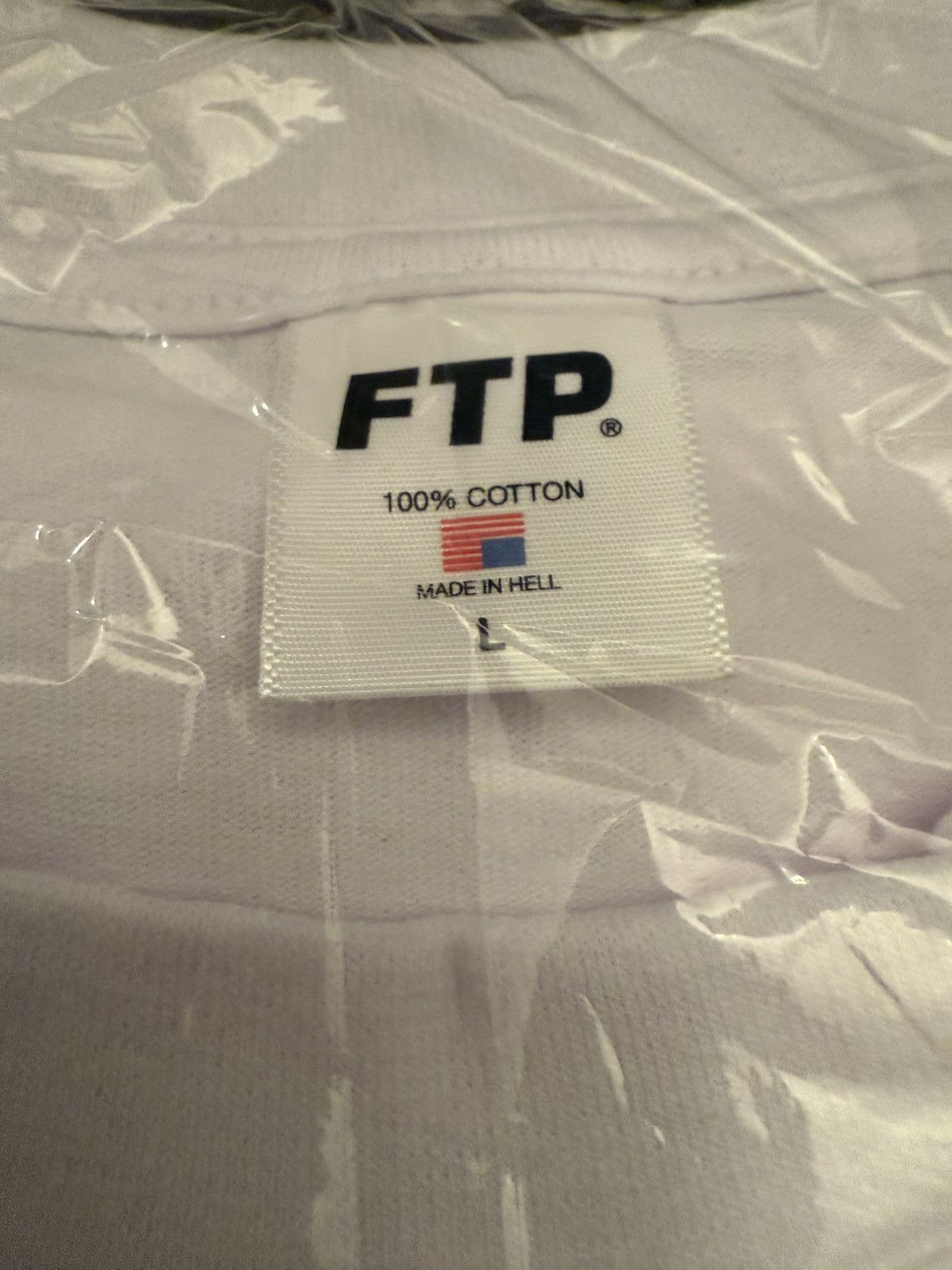 FTP Mexican Flag Logo Tee White Size: L Brand New