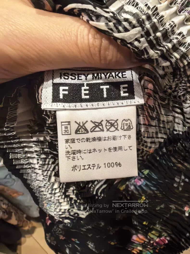 Issey Miyake Issey Miyake Willow Vintage Pattern Top Size M / US 6-8 / IT 42-44 - 3 Thumbnail