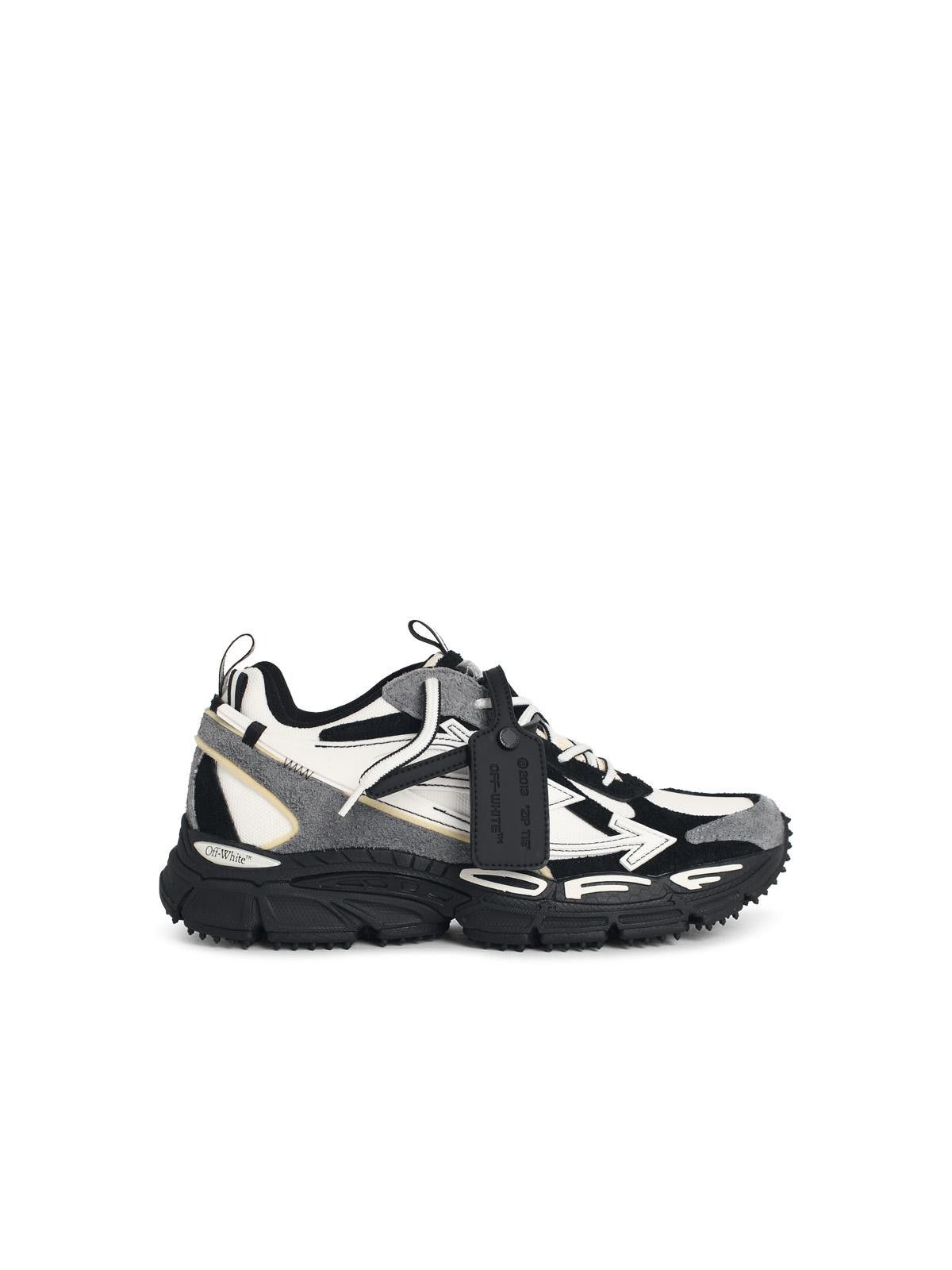 Off-White OFF-WHITE 'Be Right Back' White Leather Blend Sneakers Size US 8 / EU 41 - 1 Thumbnail