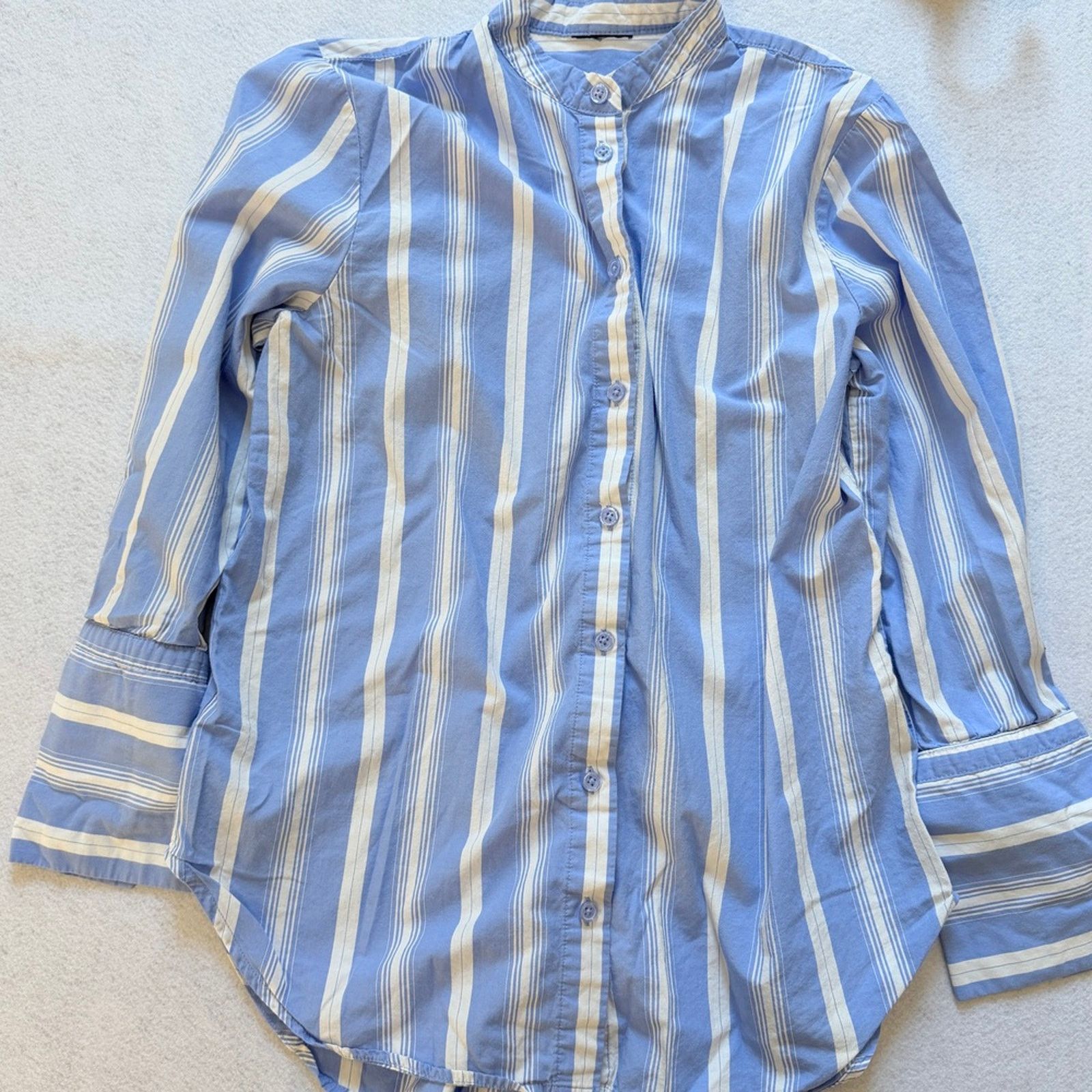 Other Who what wear cotton Button blouse mandarin collar coastal Size S / US 4 / IT 40 - 3 Thumbnail