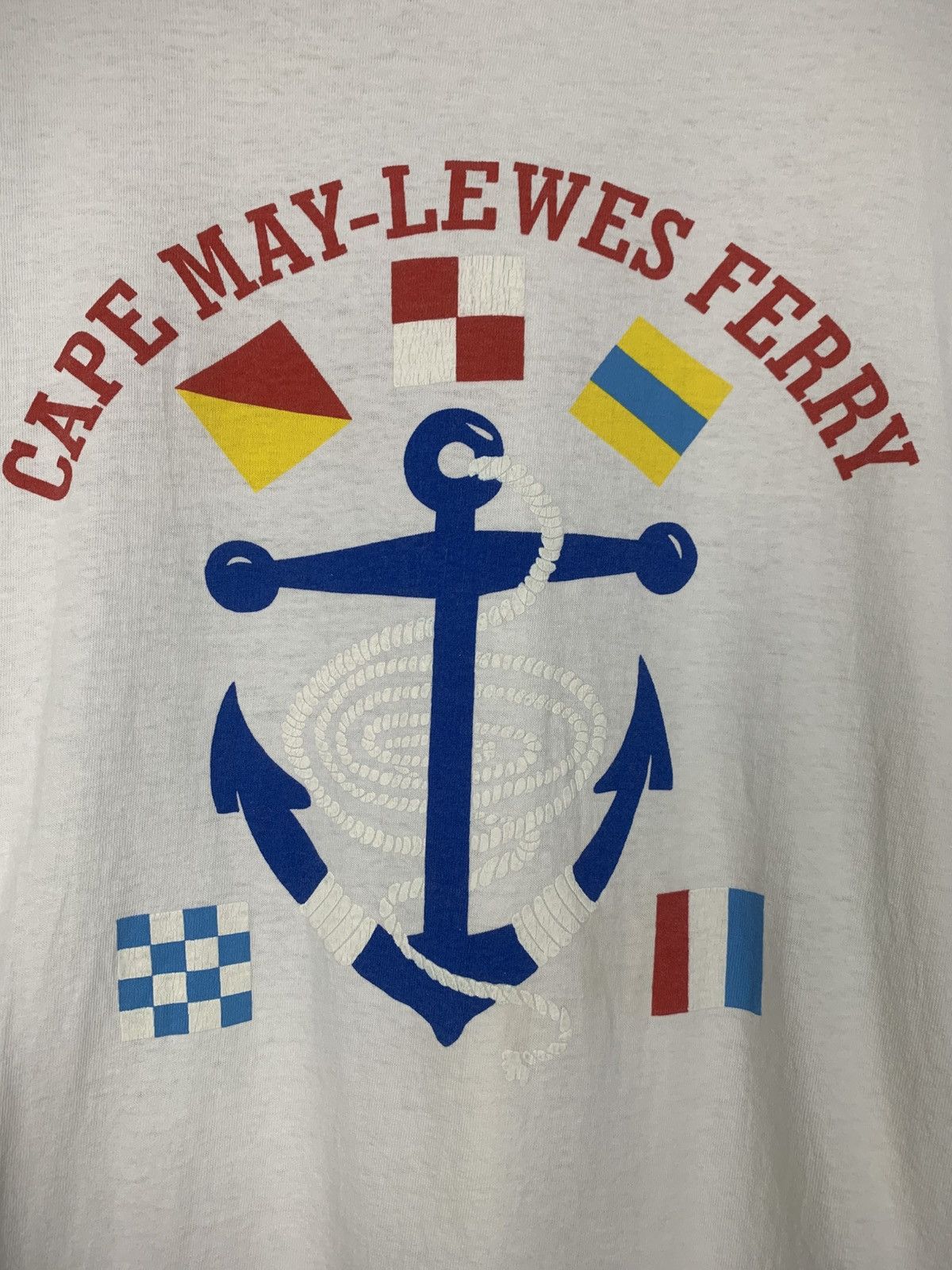 Vintage Vintage Cape May-Lewes Ferry Tee Size US XL / EU 56 / 4 - 3 Thumbnail