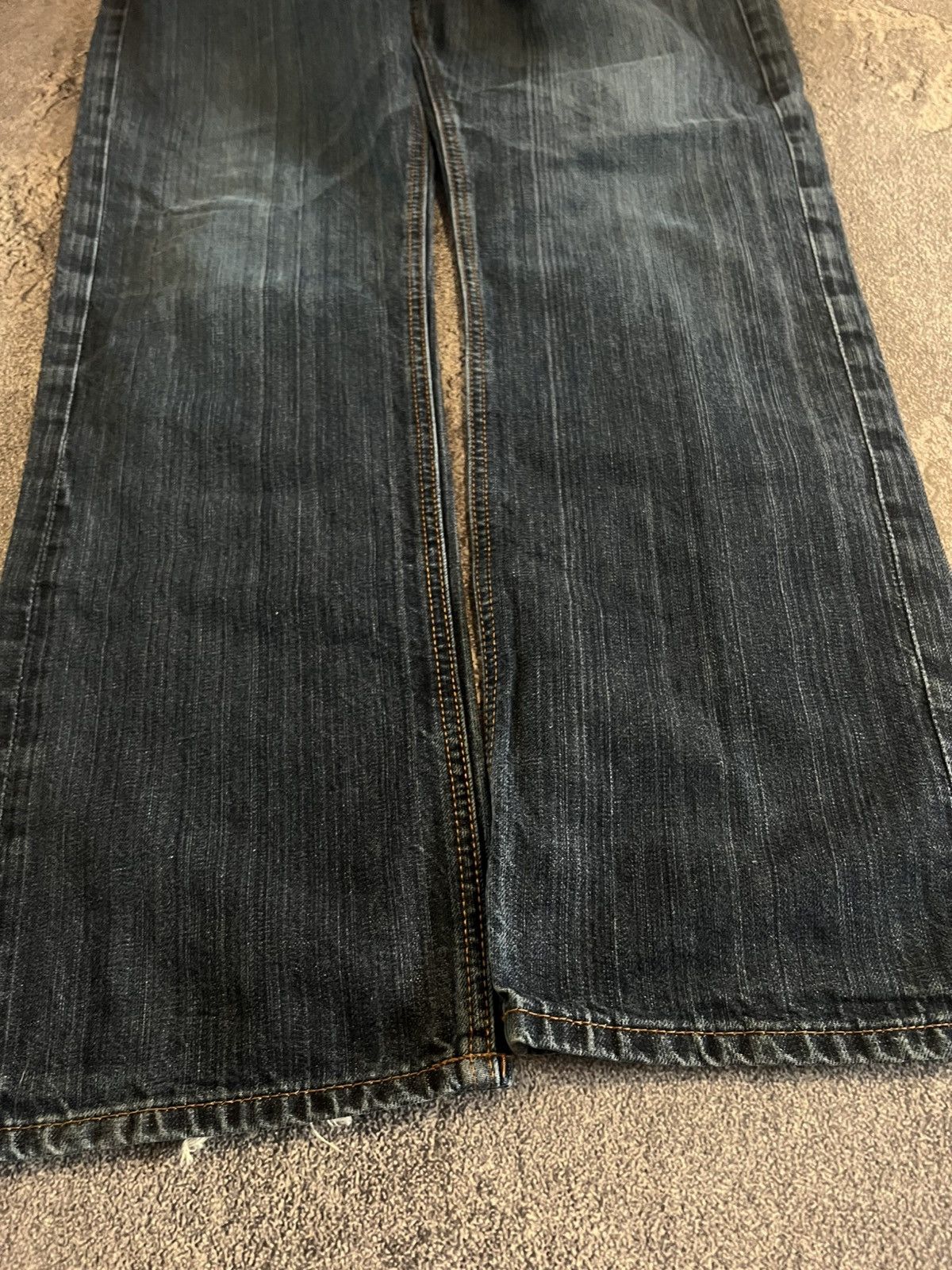 Vintage RARE Slim Fit Darkwear Voi Jeans / Red Logo Archive Style Size US 31 - 8 Thumbnail
