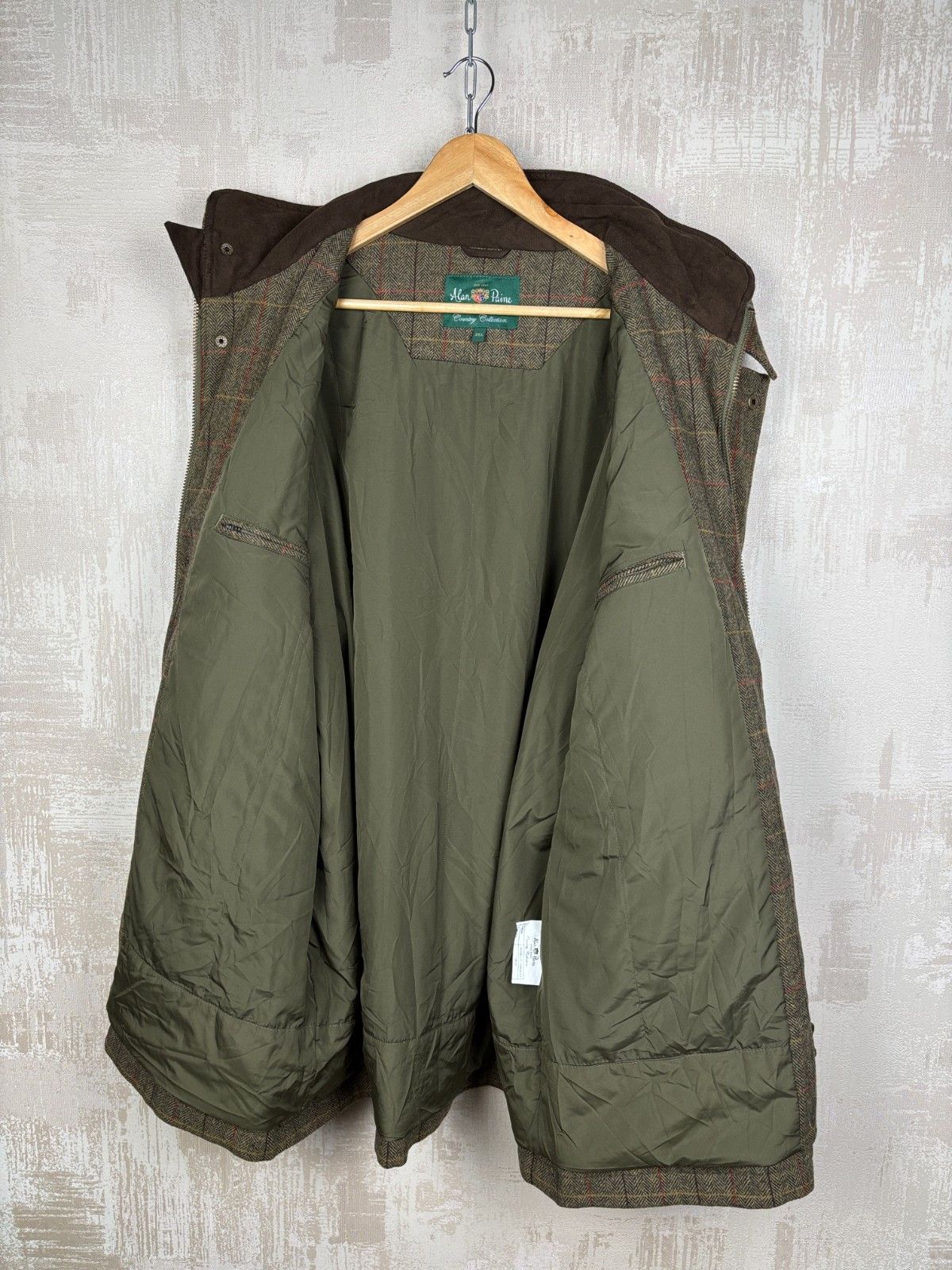 Alan Paine Alan Paine 3XL Country Collection Check Wool Field Coat Size US XXL / EU 58 / 5 - 11 Thumbnail