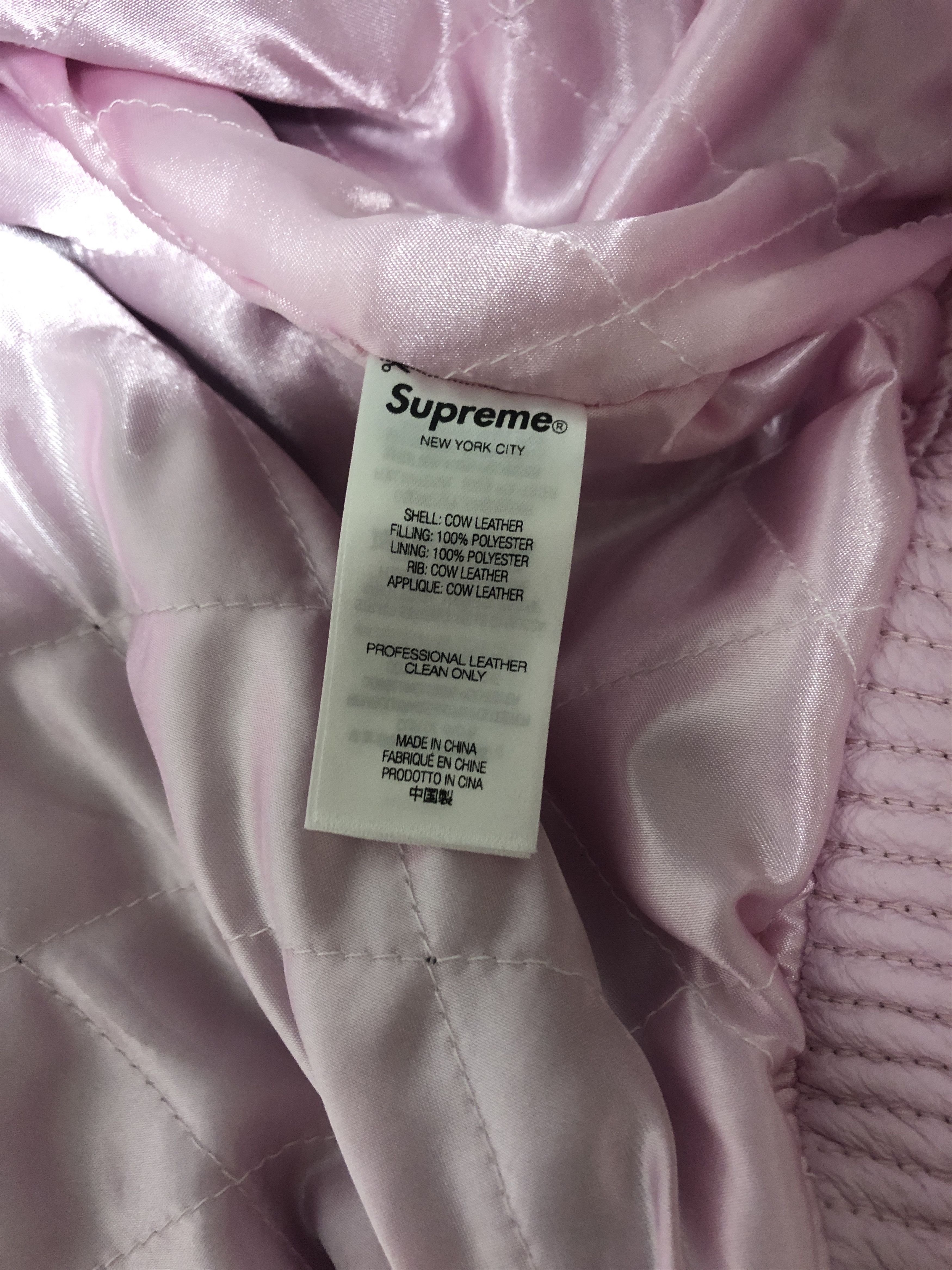 MLB × Supreme Supreme®/Chicago White Sox™ Leather Varsity Jacket Size US M / EU 48-50 / 2 - 6 Thumbnail
