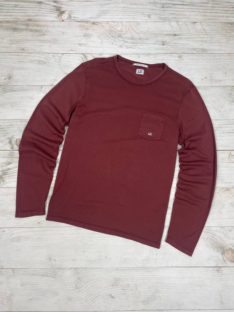 C.P. Company C.P. COMPANY LONG SLEEVE POCKET TEE LOGO SIZE M Size US M / EU 48-50 / 2 - 1 Thumbnail