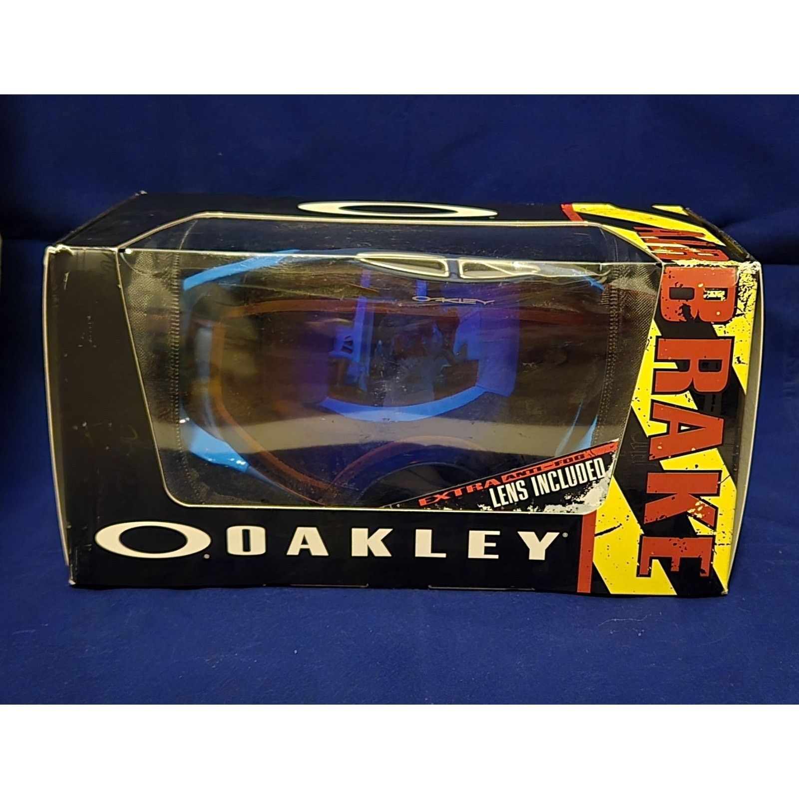 Oakley Oakley Vintage Goggles Airbrake Iridium Anti Fog Lens & Case Size 36 - 2 Thumbnail