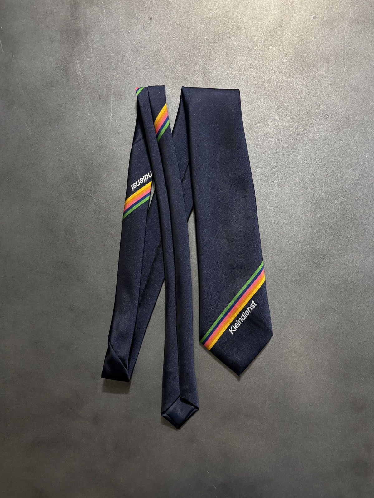 Vintage Vintage German Necktie Kleindienst Lawyer Uniform Stripe 80s Size ONE SIZE - 7 Thumbnail