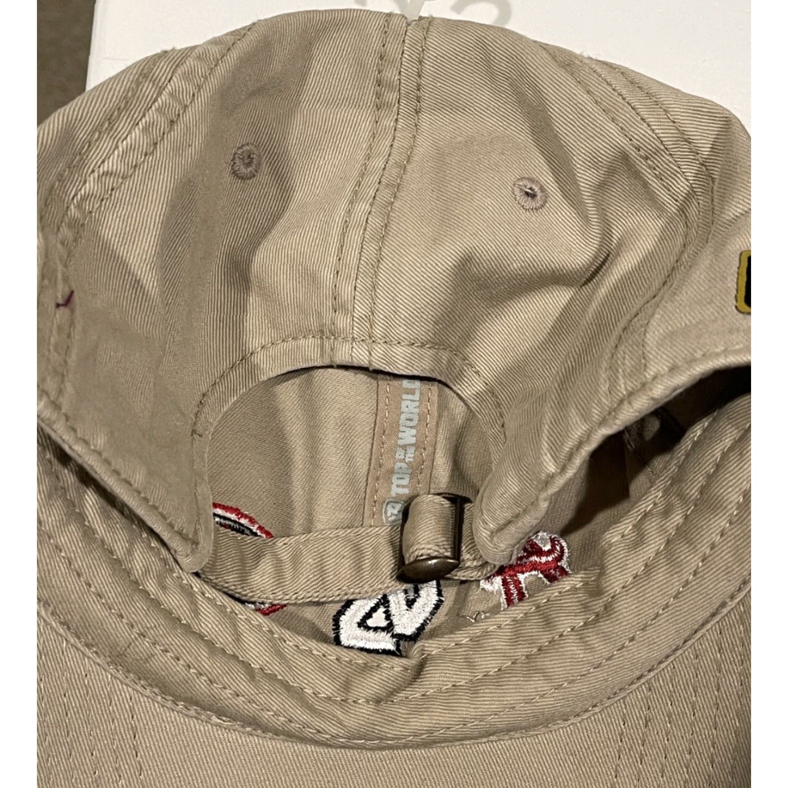 Top Of The World VINTAGE Alabama vs. Georgia 2018 National Championship Khaki Hat Cap Adjustable NEW! Size ONE SIZE - 6 Thumbnail