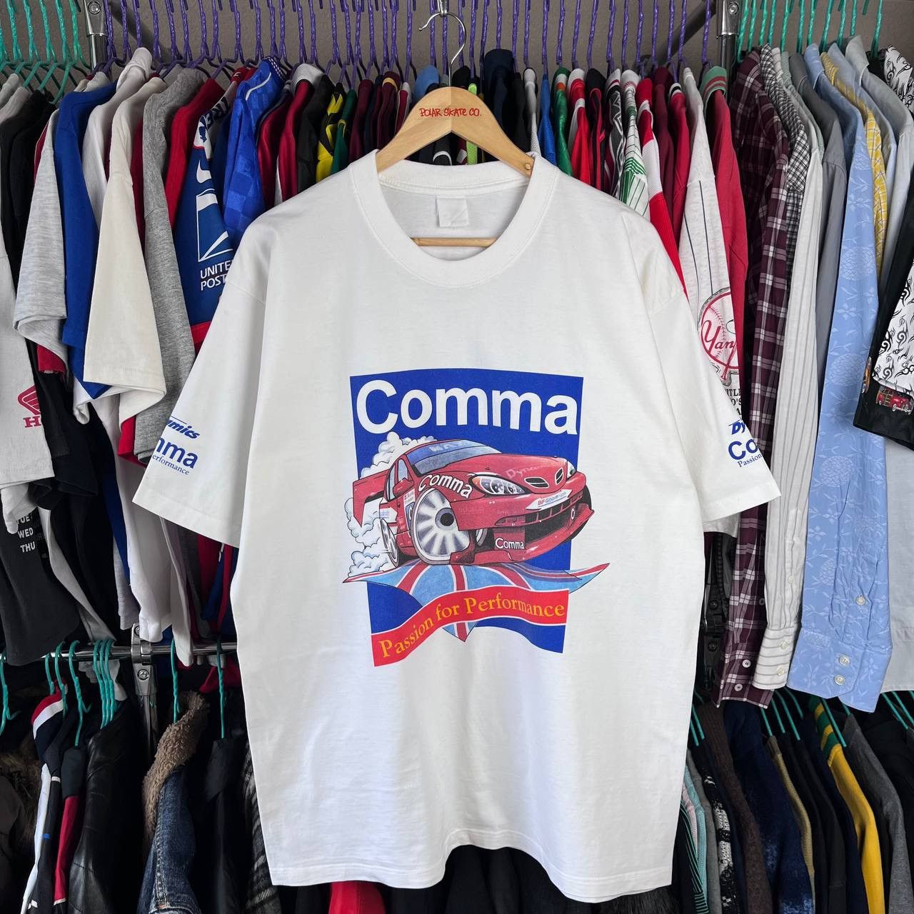 DRIFTER × Formula 1 90s Comma Team Dynamics Sparco Motorsport Rally T Shirt Size US XL / EU 56 / 4 - 2 Thumbnail