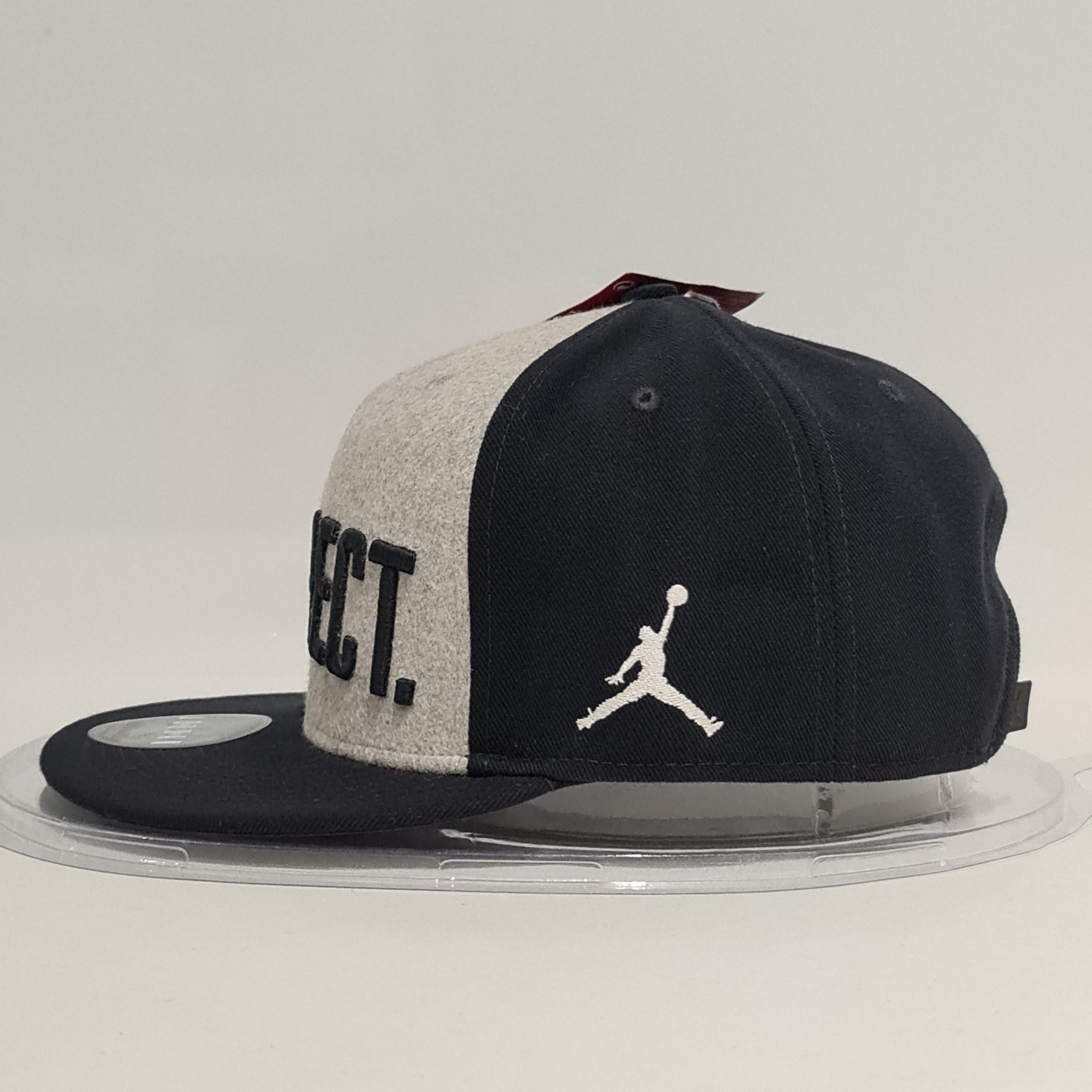Jordan Brand Jordan Cap Snapback 'RE2PECT' Grey/Black Size ONE SIZE - 3 Thumbnail