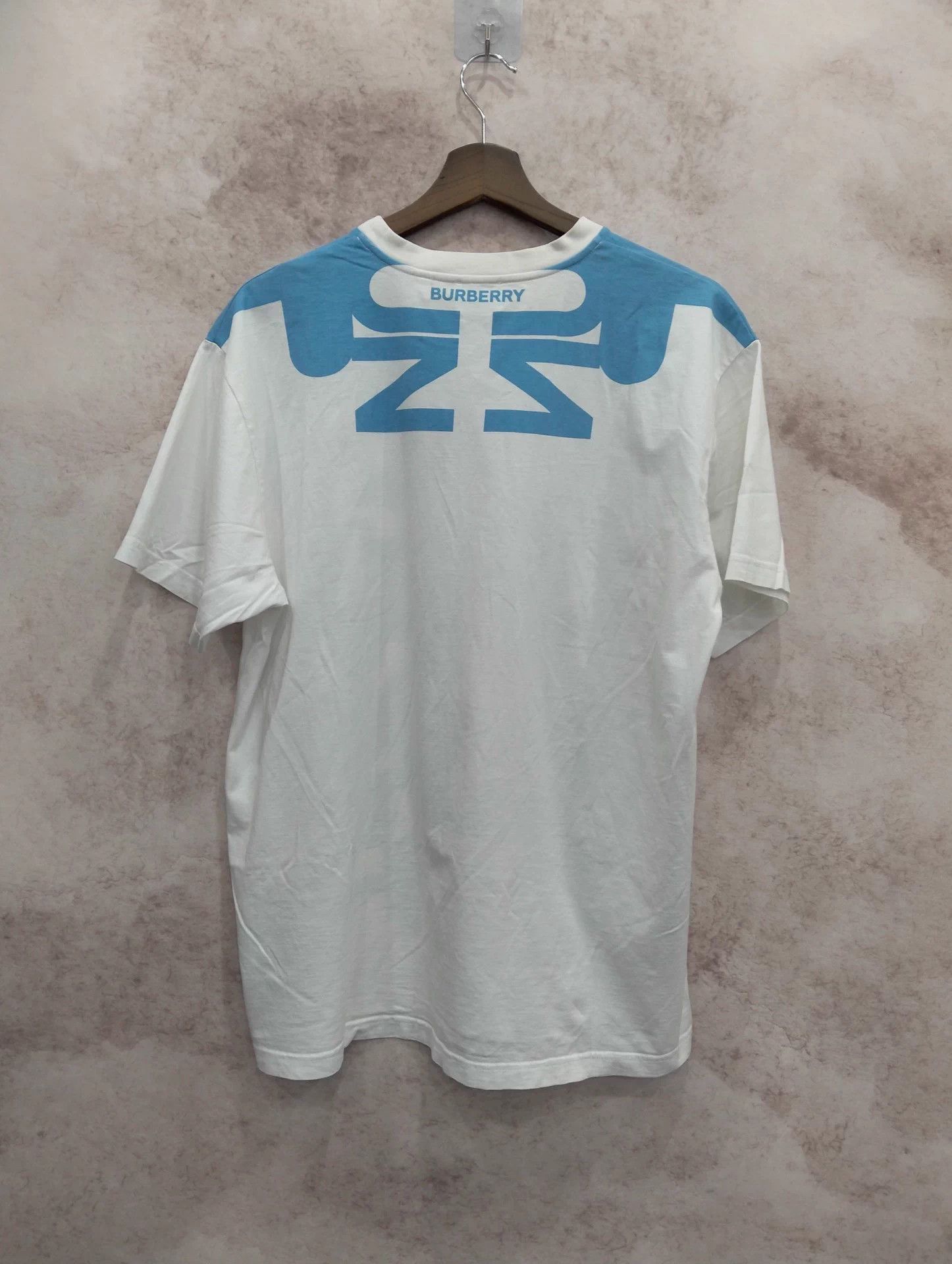Burberry Burberry Blue Logo Print Short Sleeve Tee S Size US S / EU 44-46 / 1 - 2 Thumbnail