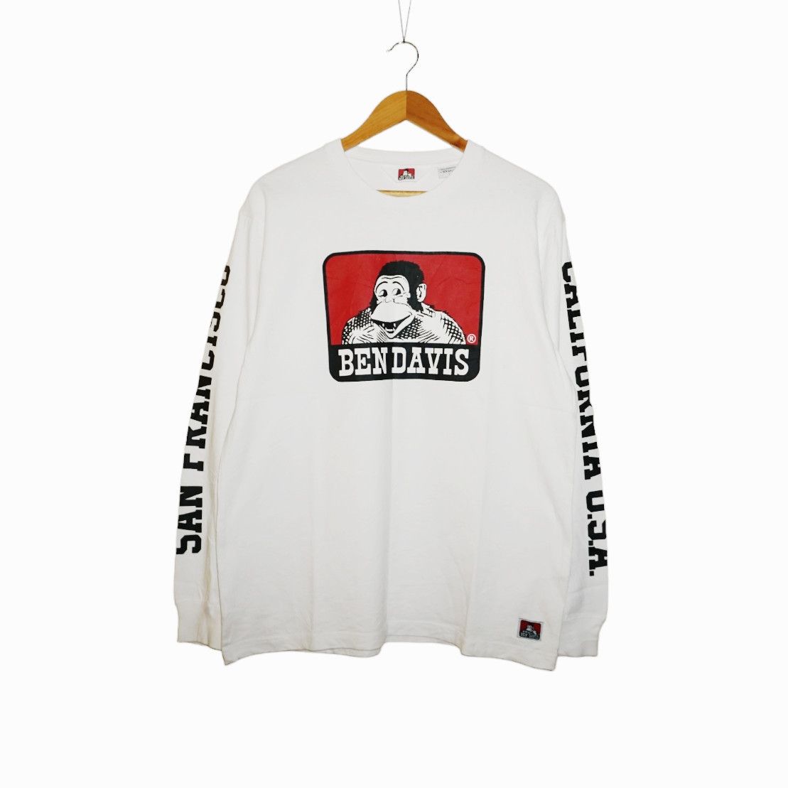 Ben Davis × Japanese Brand Ben davis white Longsleeve size : L Size US L / EU 52-54 / 3 - 2 Thumbnail