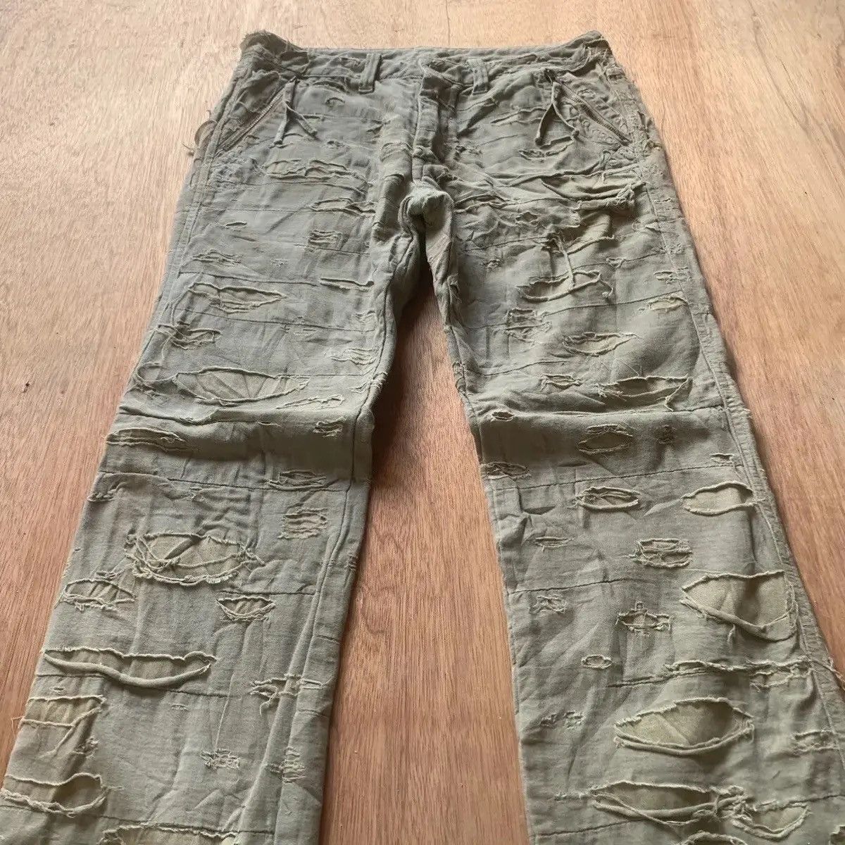 Le Grande Bleu (L.G.B.) 💥 RARE DESIGN 💥 VINTAGE BARTACK DEPT TROUSERS FADED PANTS Size US 30 / EU 46 - 1 Thumbnail