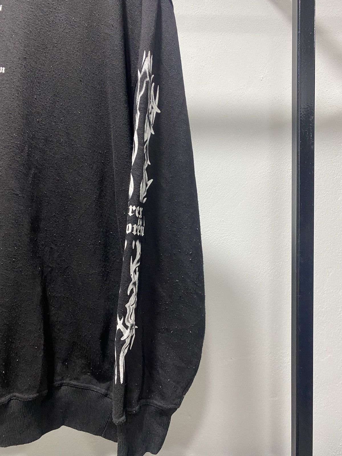 If Six Was Nine × Japanese Brand × Le Grande Bleu (L.G.B.) Sick☠️Urex Storem Poem Punk Sweater Grunge Lgb Hysteric Flame Size US L / EU 52-54 / 3 - 10 Thumbnail