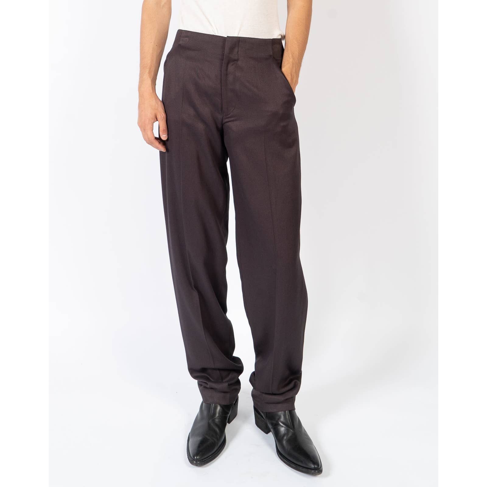 Haider Ackermann FW20 Marova Coffee Trousers Sample Size US 32 / EU 48 - 5 Thumbnail