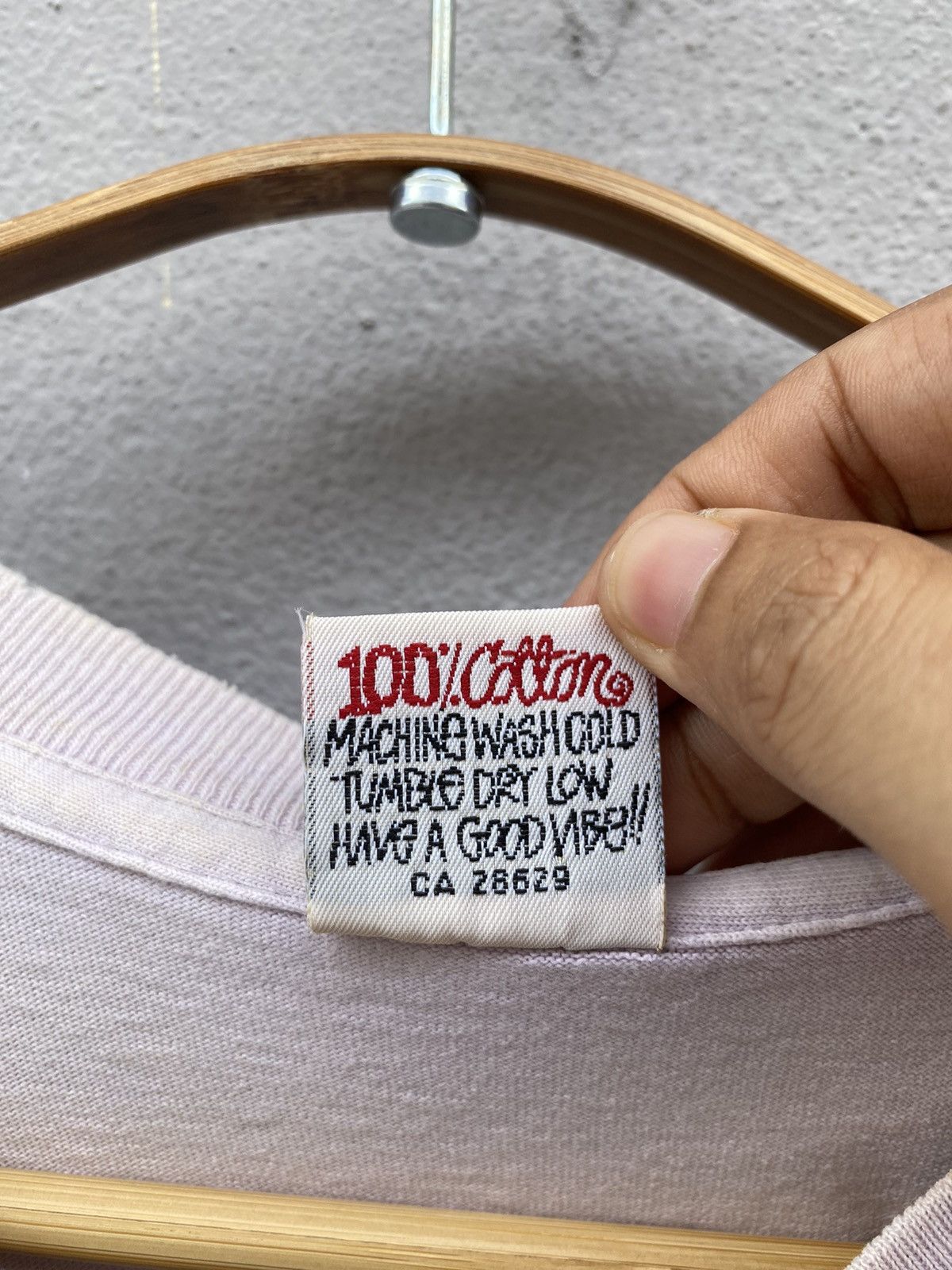 Stussy 🔥RARE Vintage 90s STUSSY CREW White Lebal Tag USA Tshirt Size US XL / EU 56 / 4 - 9 Thumbnail