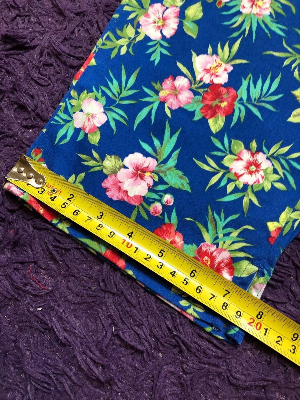 Lauren Ralph Lauren streetwear blue pants print flowers Lauren Ralph Lauren Y2K Size 30" / US 8 / IT 44 - 13 Thumbnail