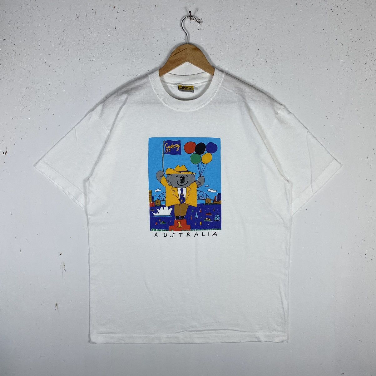 Vintage VINTAGE 90's KEN DONE AUSTRALIA KOALA SYDNEY ART TEE Size US L / EU 52-54 / 3 - 2 Thumbnail