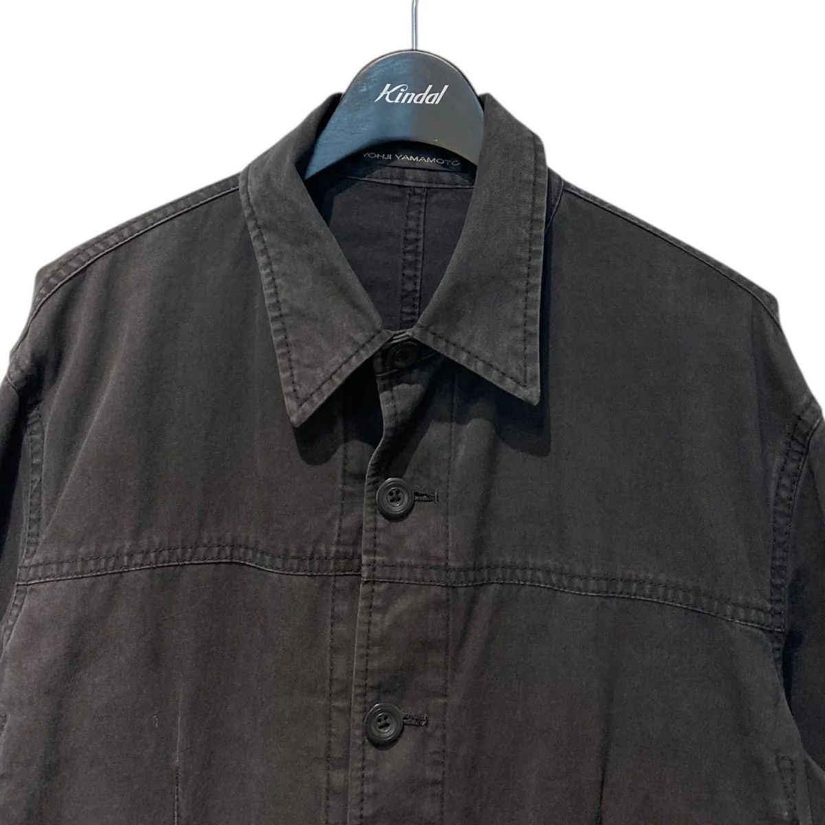 Yohji Yamamoto Y’S Yohji Yamamoto 11AW Product Dyed French Coverall Jacket Size US L / EU 52-54 / 3 - 2 Thumbnail