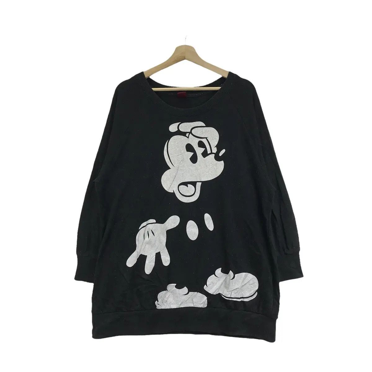 DISNEY MICKEY MOUSE Cartoon I Wonder Sweater Blouse Dress
