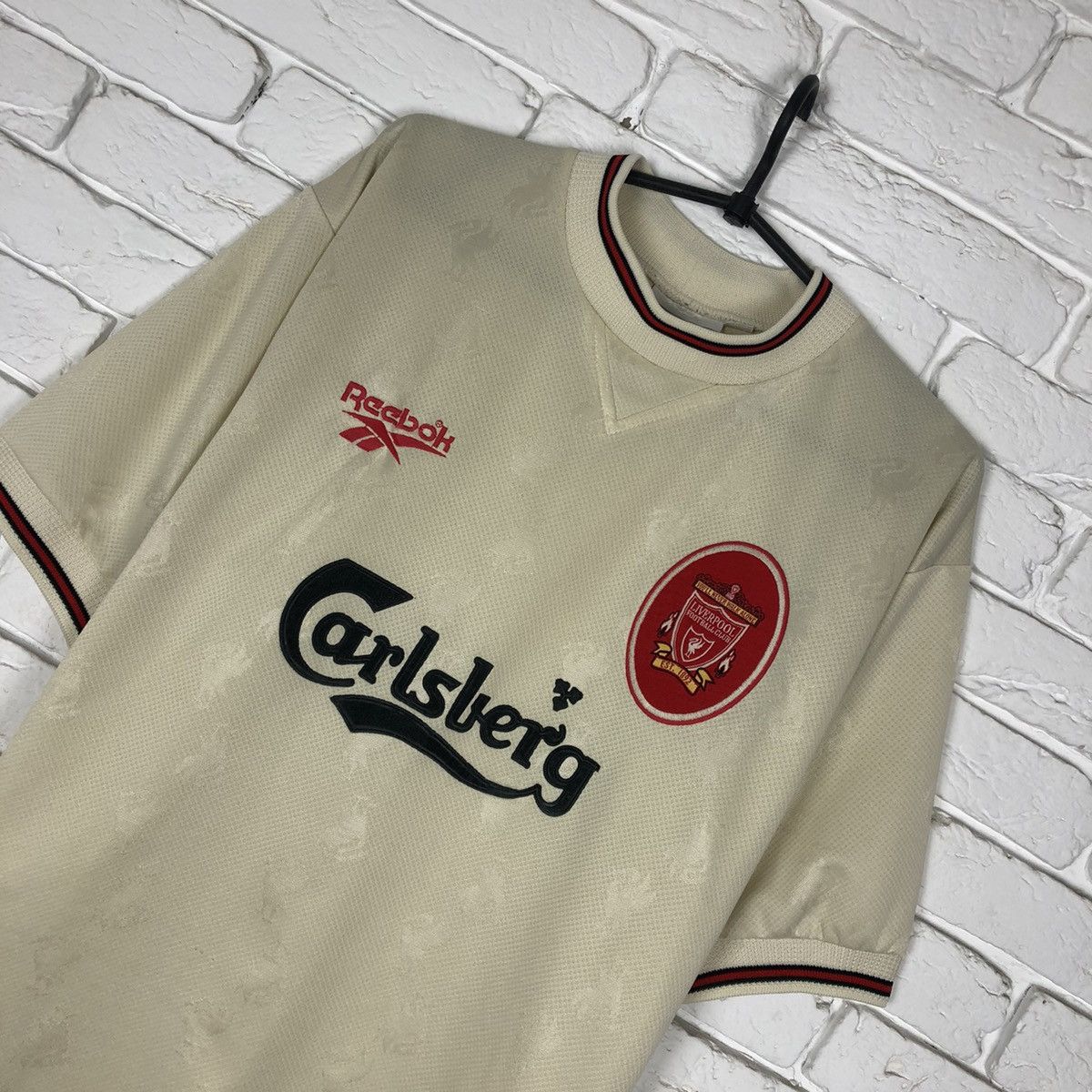 Reebok Liverpool 1996 1997 away vintage soccer jersey Size US L / EU 52-54 / 3 - 2 Thumbnail