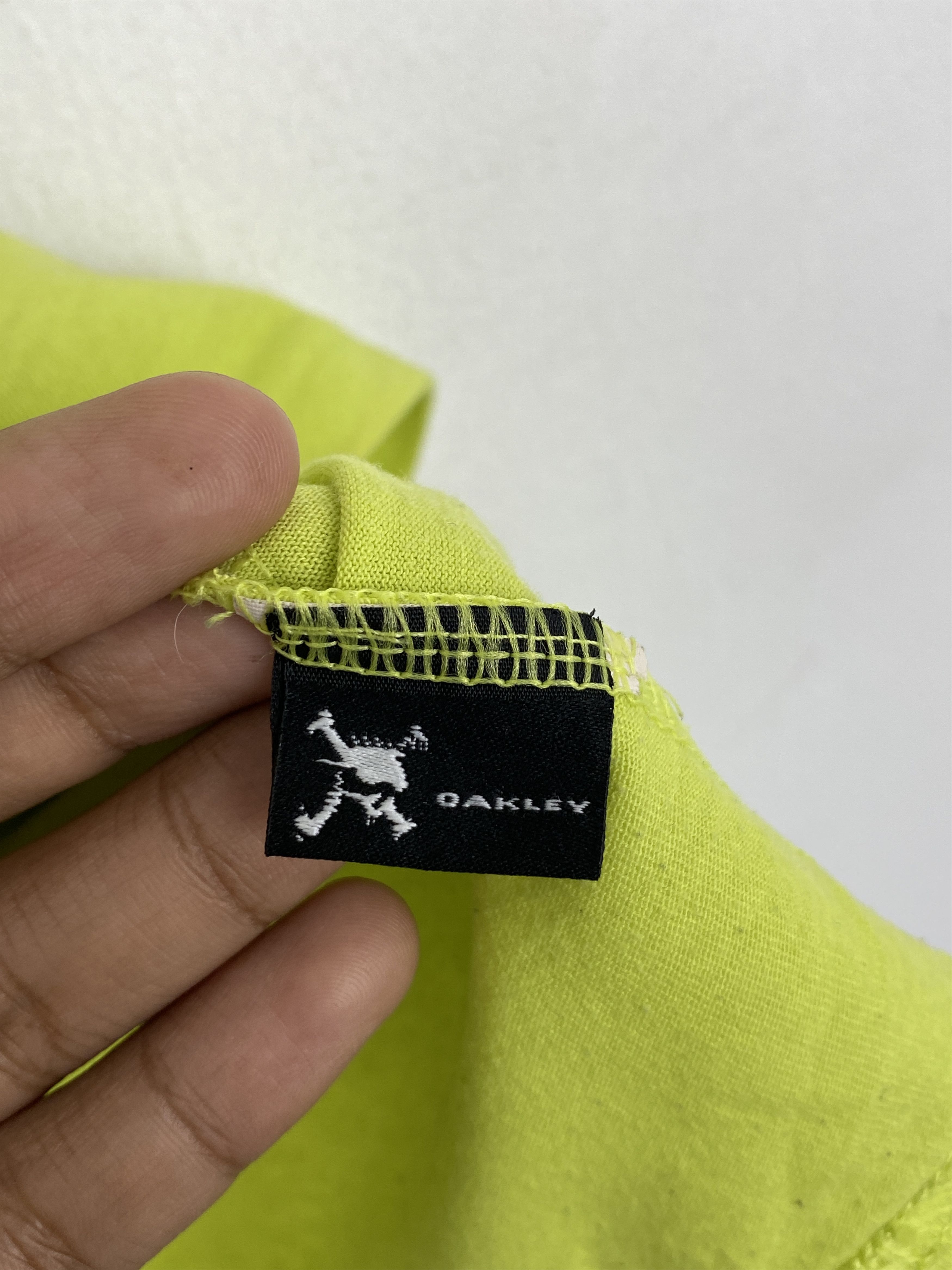 Oakley × Vintage Vintage Oakley Central Logo Short Sleeve Shirt TA0543 Size US XL / EU 56 / 4 - 7 Thumbnail