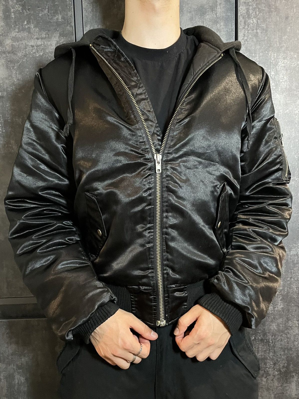 Japanese Brand Crazy Bomber Jacket Sua Moment Vetements Alpha Style Hype Size US L / EU 52-54 / 3 - 6 Thumbnail