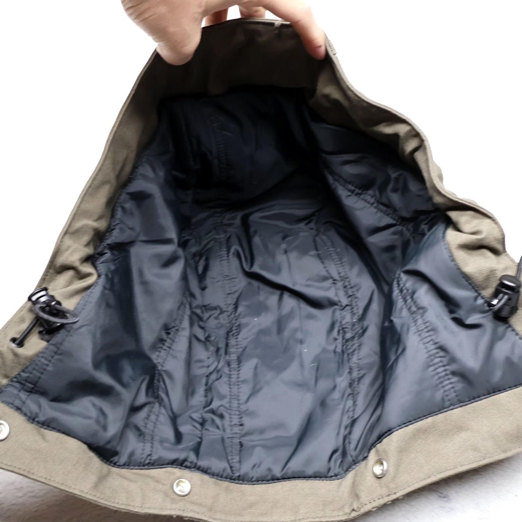 Carhartt VINTAGE Carhartt Hood Detachable Snap On Hood Men One Size Brown Ripstop Canvas Workwear Hood Size ONE SIZE - 7 Thumbnail