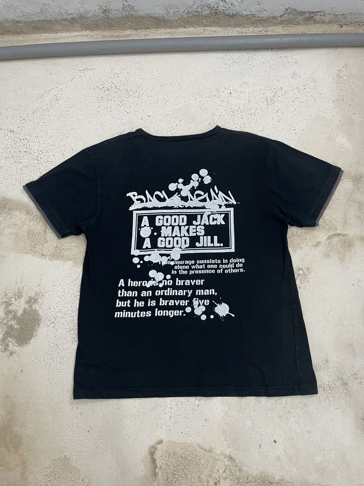 14th Addiction × 20471120 × KMRii Sorridiere Sunfaded Back Again Jill Poem Life Religion Y2K Size US L / EU 52-54 / 3 - 10 Thumbnail