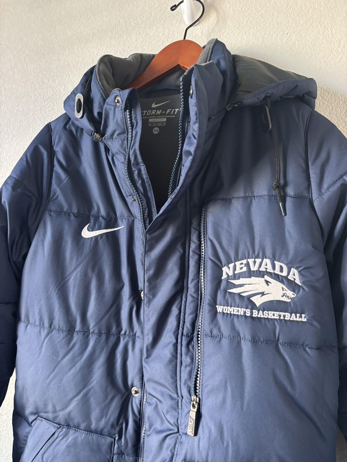 Nike Blue Nike UNR Basketball Parka Size XS / US 0-2 / IT 36-38 - 3 Thumbnail