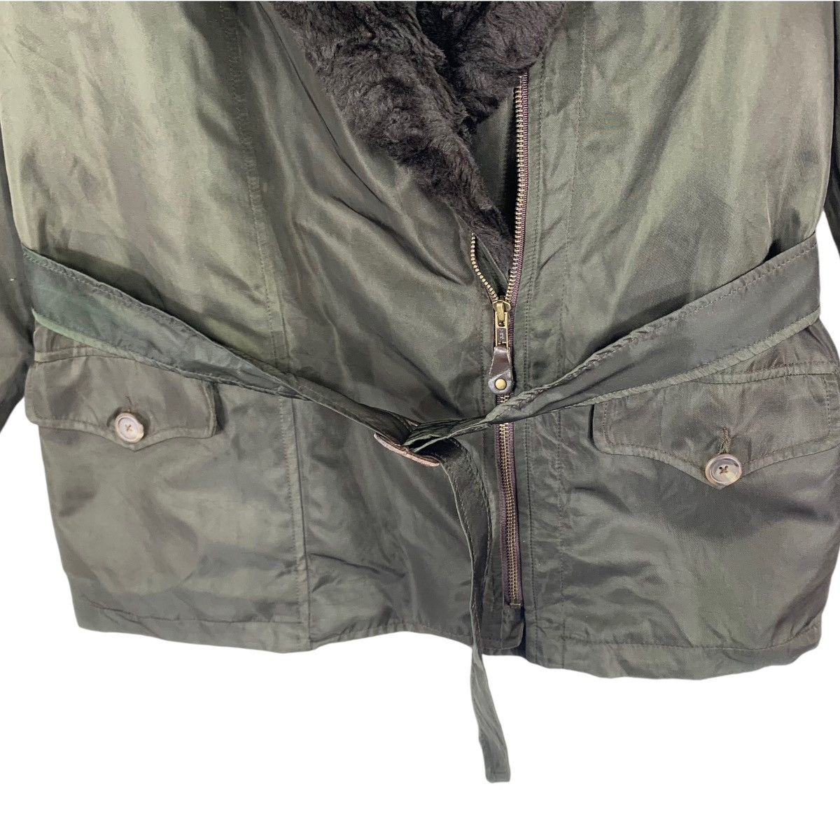 Polo Ralph Lauren × Vintage VINTAGE POLO RALPH LAUREN MINK FUR NYLON JACKET Size US S / EU 44-46 / 1 - 7 Thumbnail