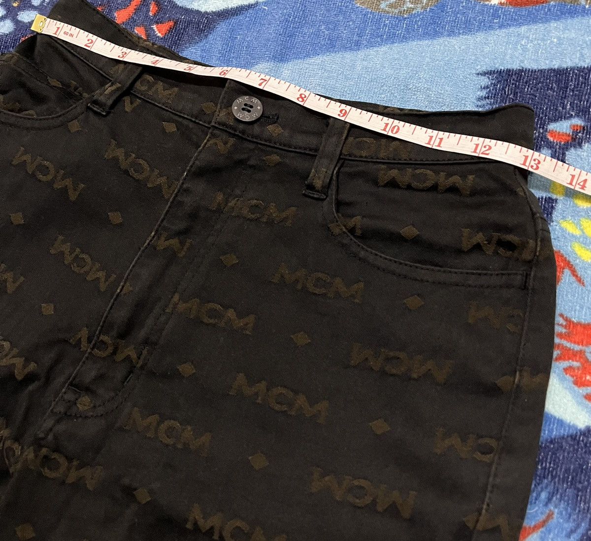 MCM Rare🔥MCM Monogram Fullprint Pant Size 26" / US 2 / IT 38 - 13 Thumbnail