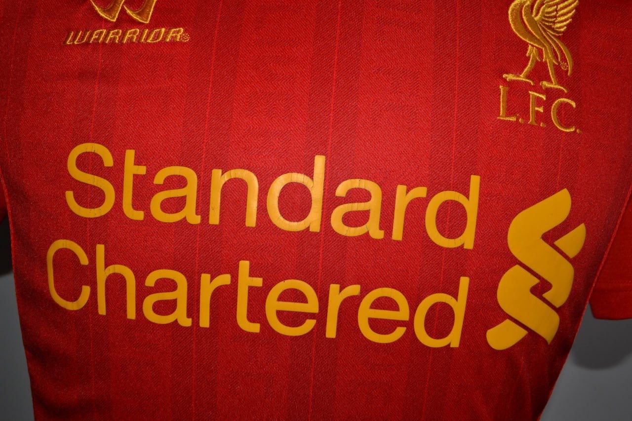 Other Liverpool FC Red Shirt Warrior Standard Chartered Size S Size US S / EU 44-46 / 1 - 3 Thumbnail