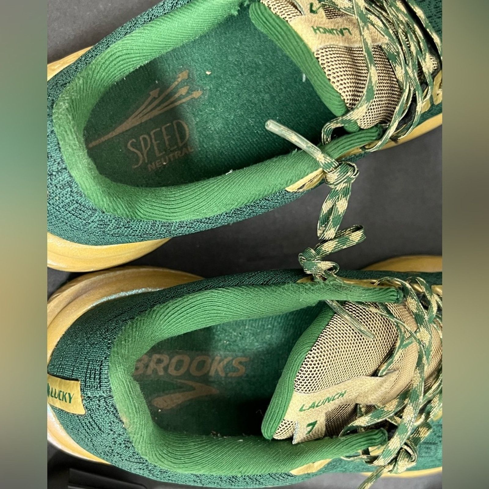 Brooks Brooks Launch 7 Run Lucky Shoes Womens Size 7 St. Patrick Size US 7 / IT 37 - 10 Thumbnail