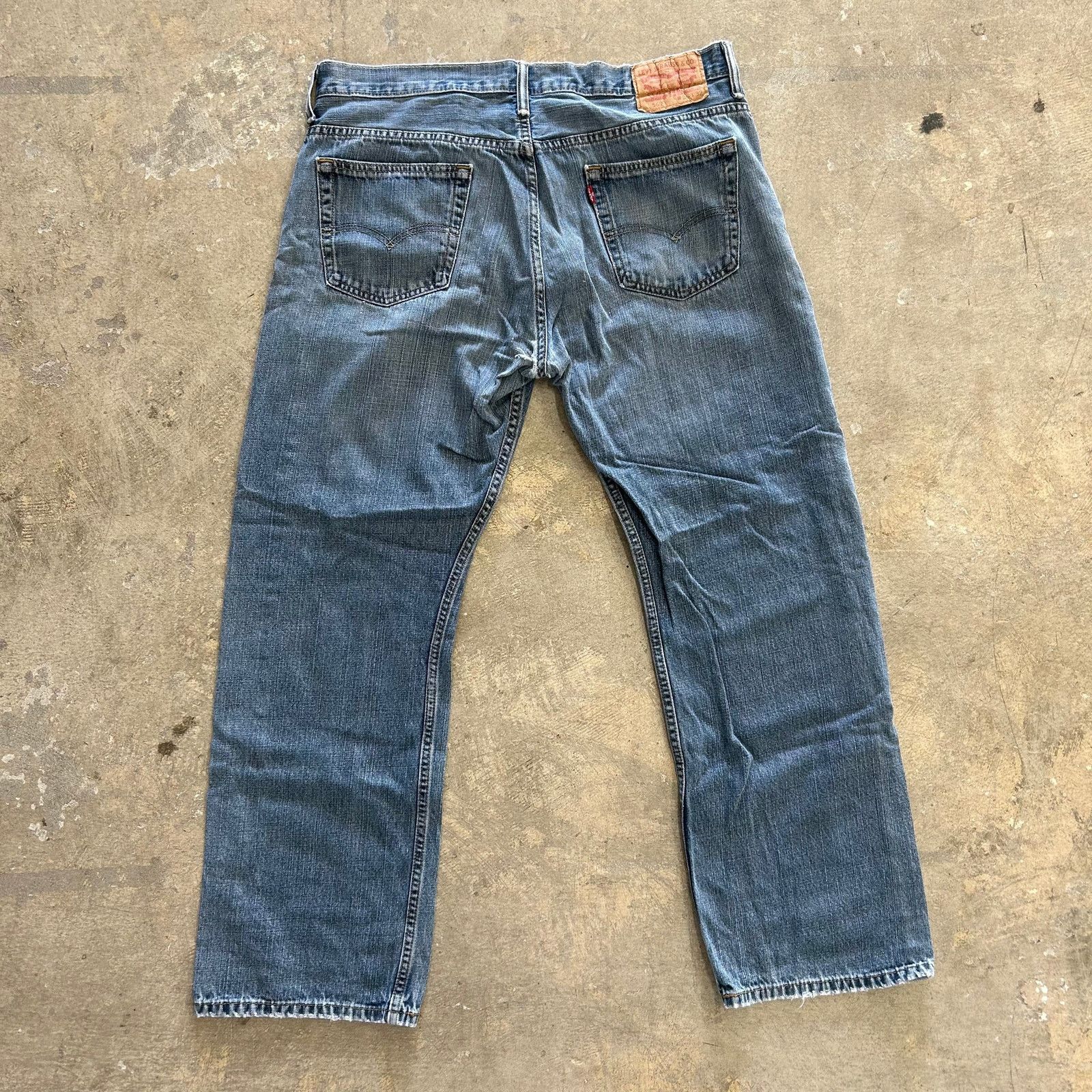 Levi's Levis Strait leg Baggy Jeans (Flaw) Size US 36 / EU 52 - 2 Thumbnail
