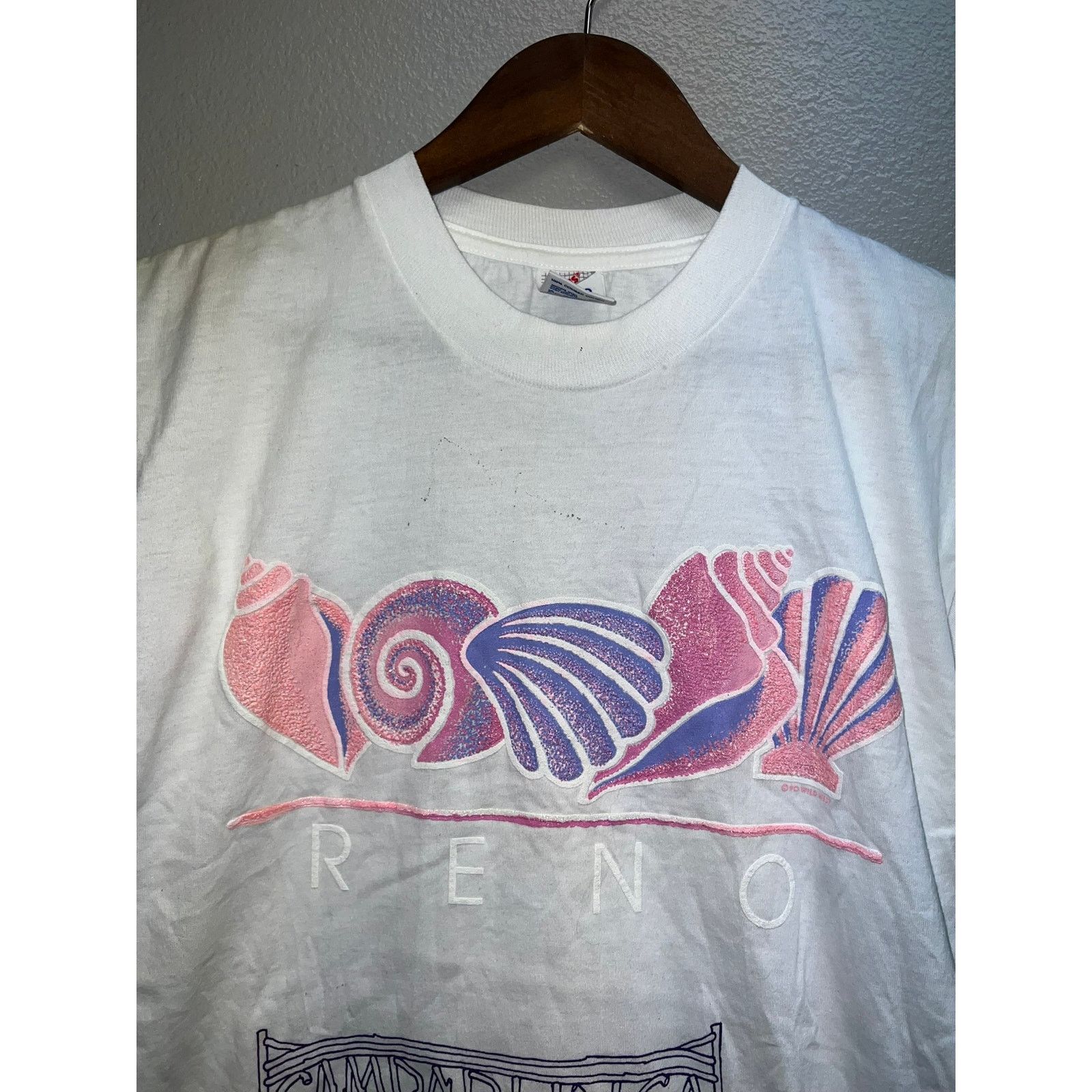 Jerzees Vintage Test Print Shirt Reno Campabunga Turtle Utah Tee 90s Size US M / EU 48-50 / 2 - 2 Thumbnail