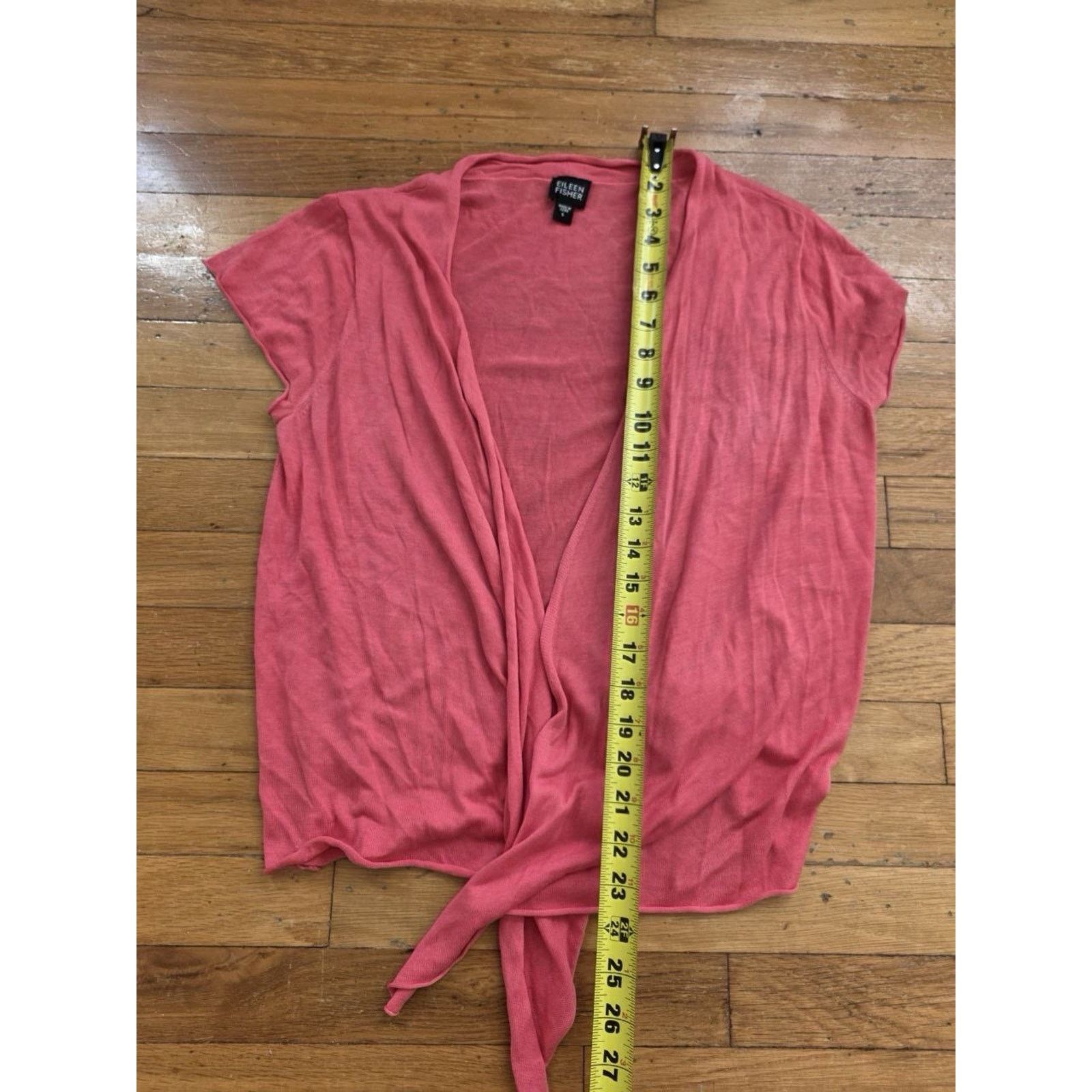 Eileen Fisher Eileen Fisher Sweater Silk Cardigan Shrug Burnt Ora L A00113 Size L / US 10 / IT 46 - 8 Thumbnail