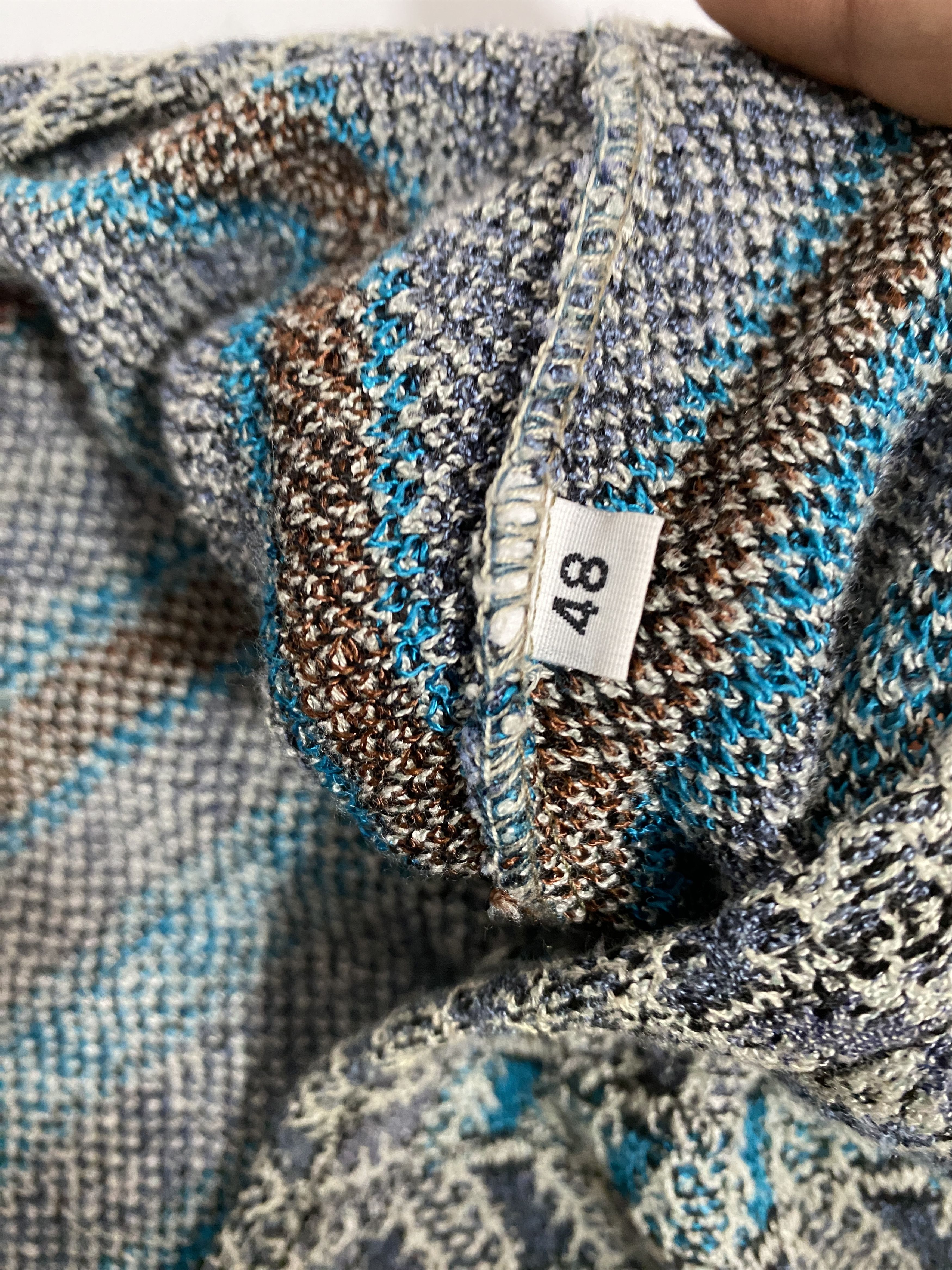 Missoni Missoni 3D Knit Pullover Geometr Retro Size 48 M Jeresy Size US M / EU 48-50 / 2 - 17 Thumbnail