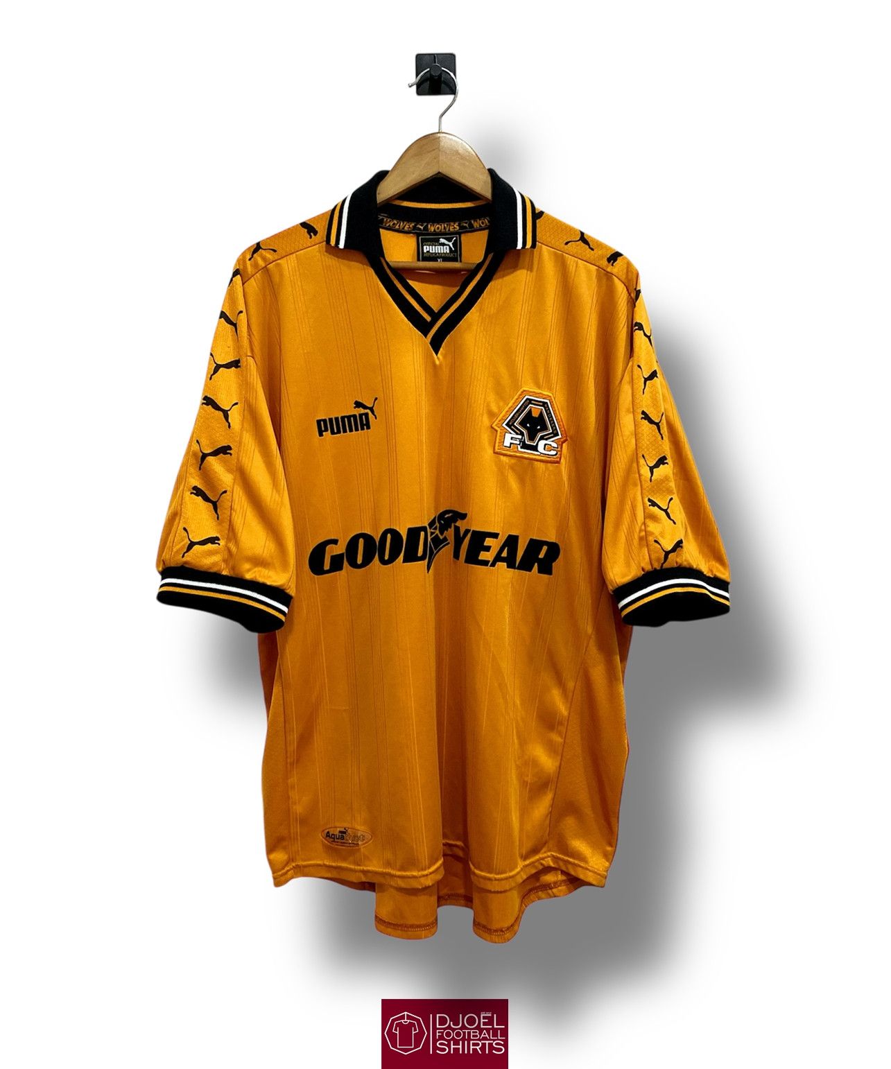 Puma × Vintage Wolverhampton Wanderers 1998 - 2000 Home Vintage Size US XL / EU 56 / 4 - 1 Thumbnail